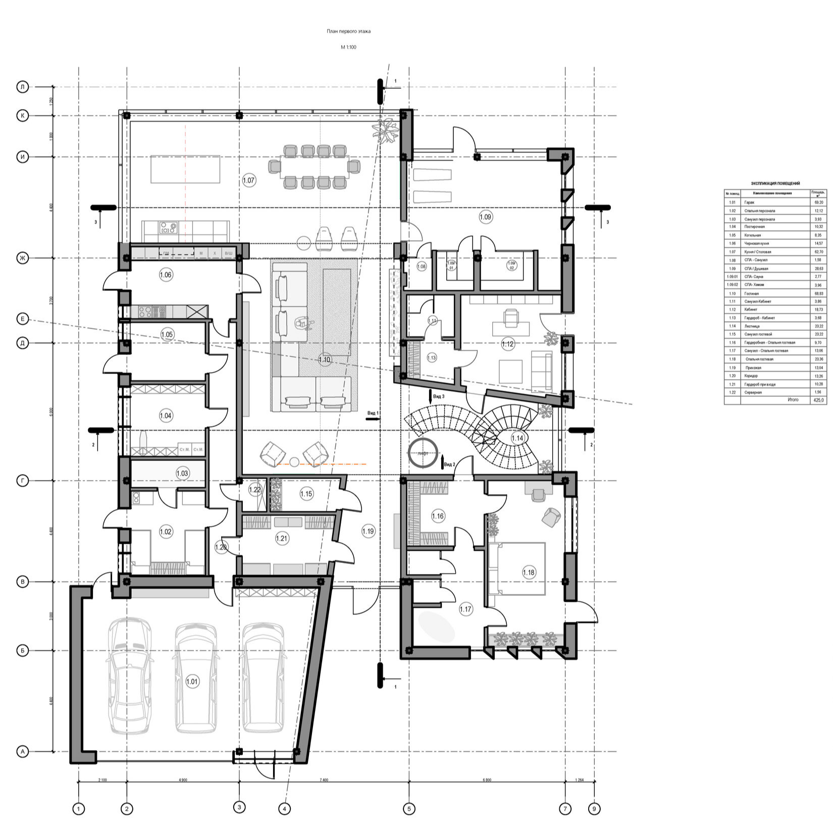 Загородный дом в КП "Николино" 1000 м²