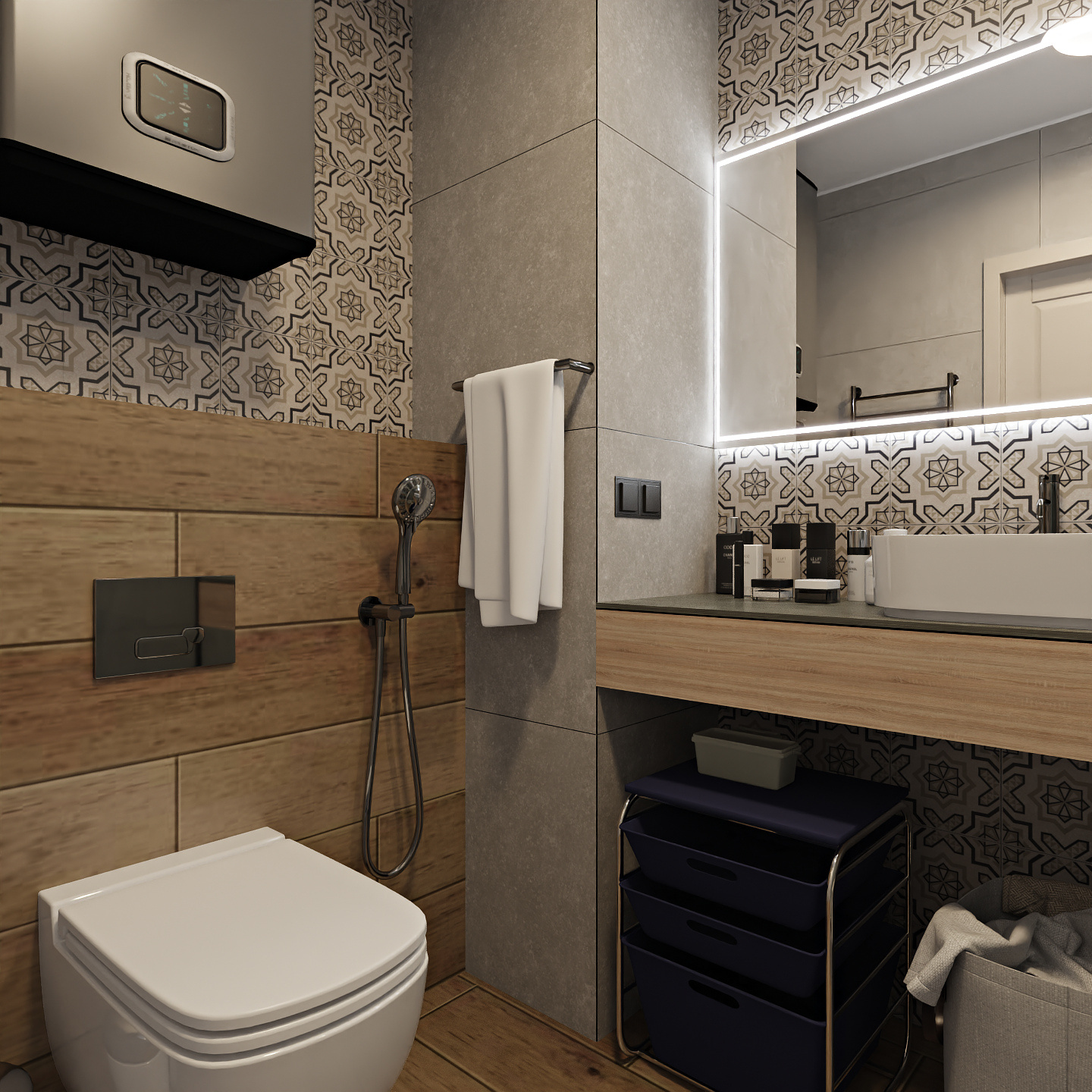 Четырехкомнатная квартира с двумя санузлами