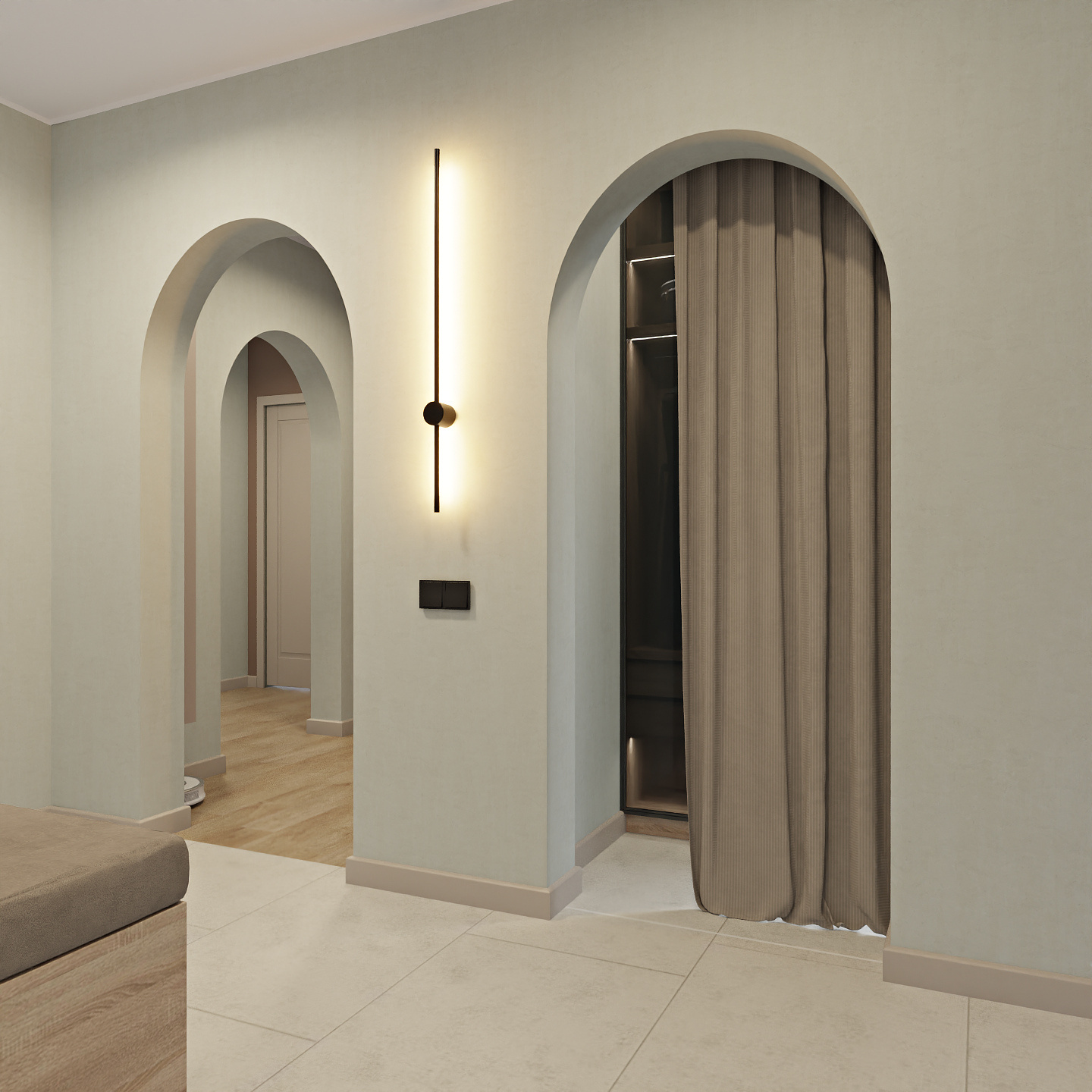 Четырехкомнатная квартира с двумя санузлами