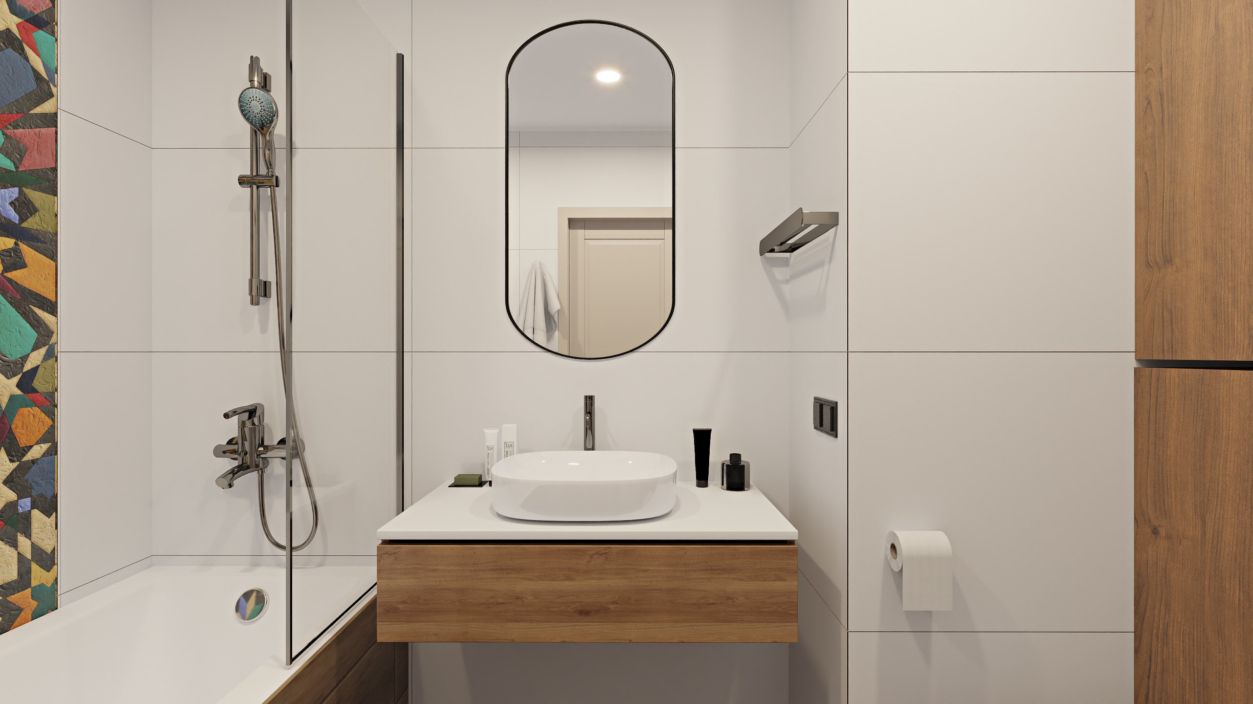 Четырехкомнатная квартира с двумя санузлами