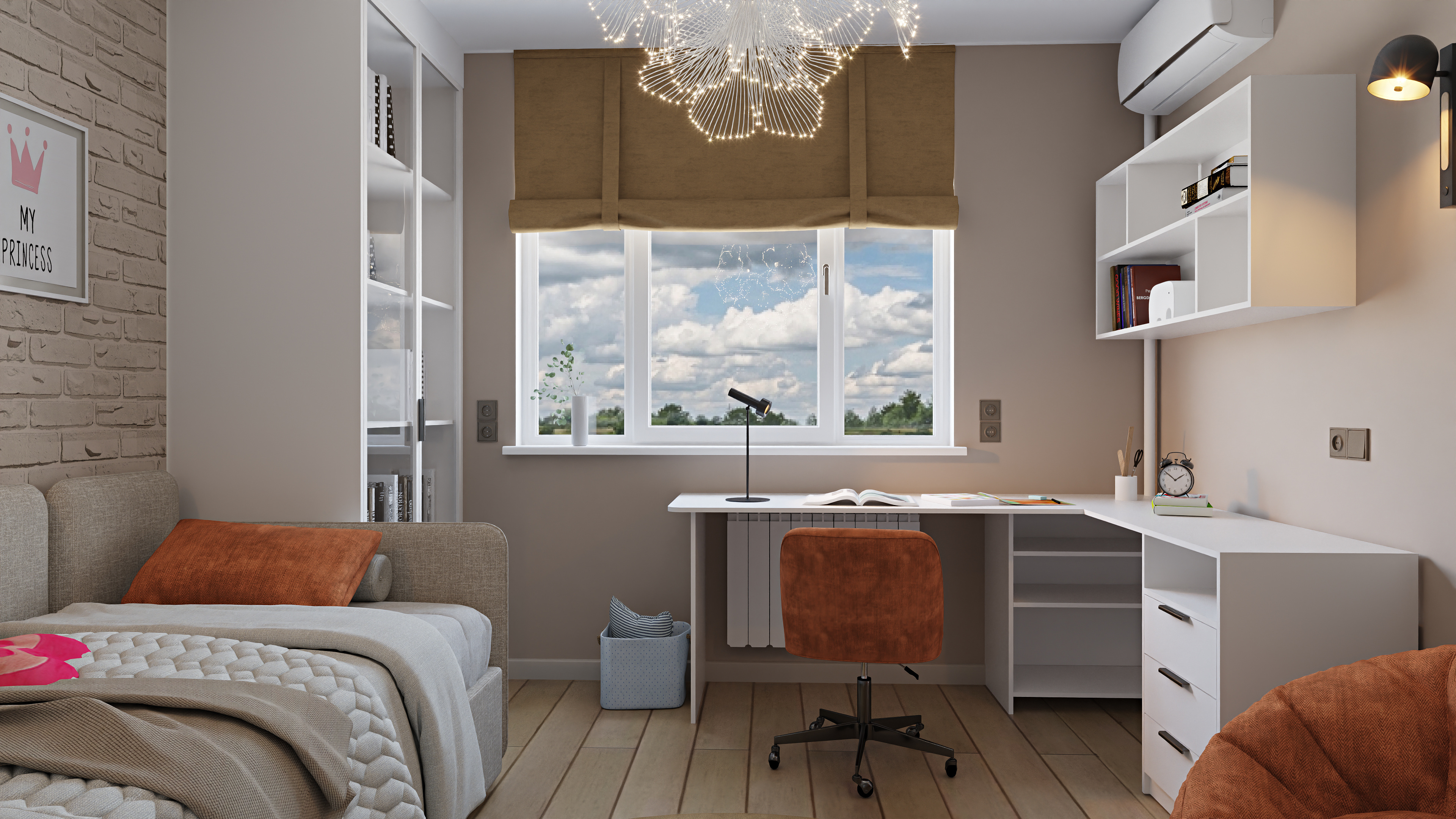 Четырехкомнатная квартира с двумя санузлами