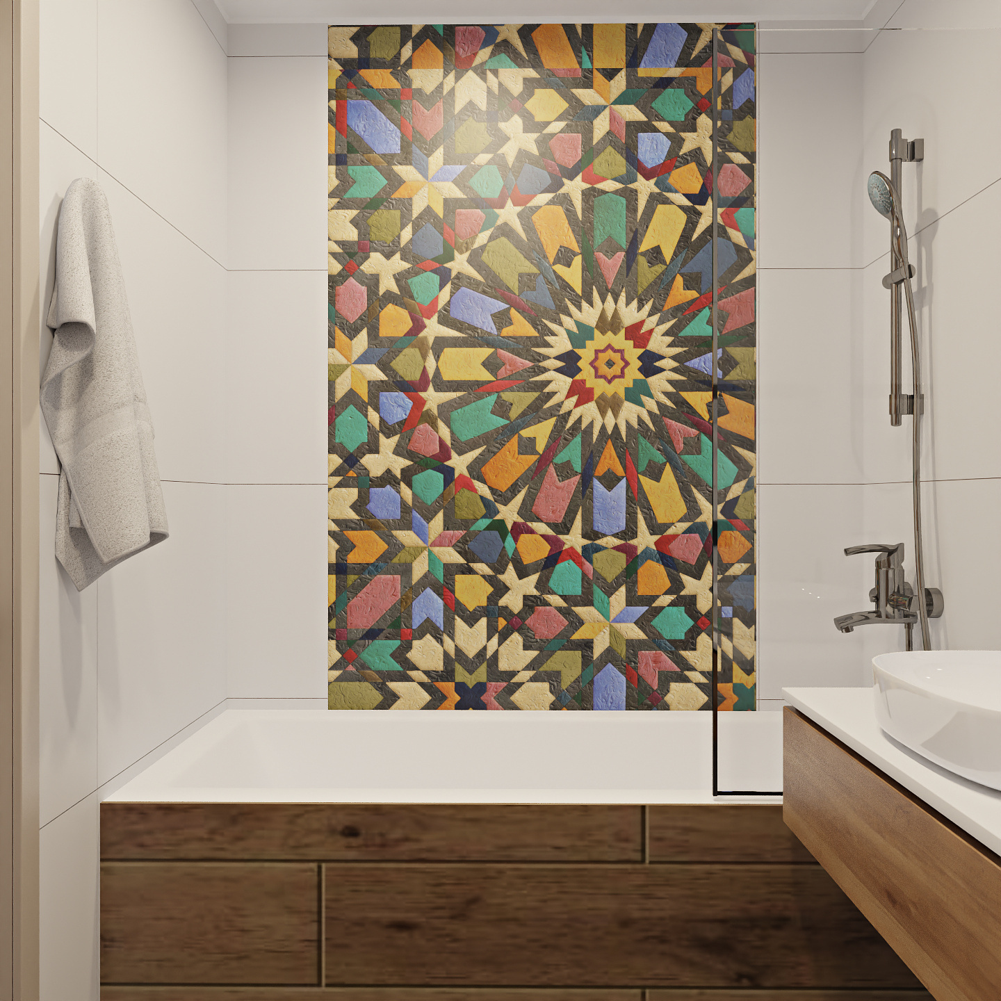 Четырехкомнатная квартира с двумя санузлами