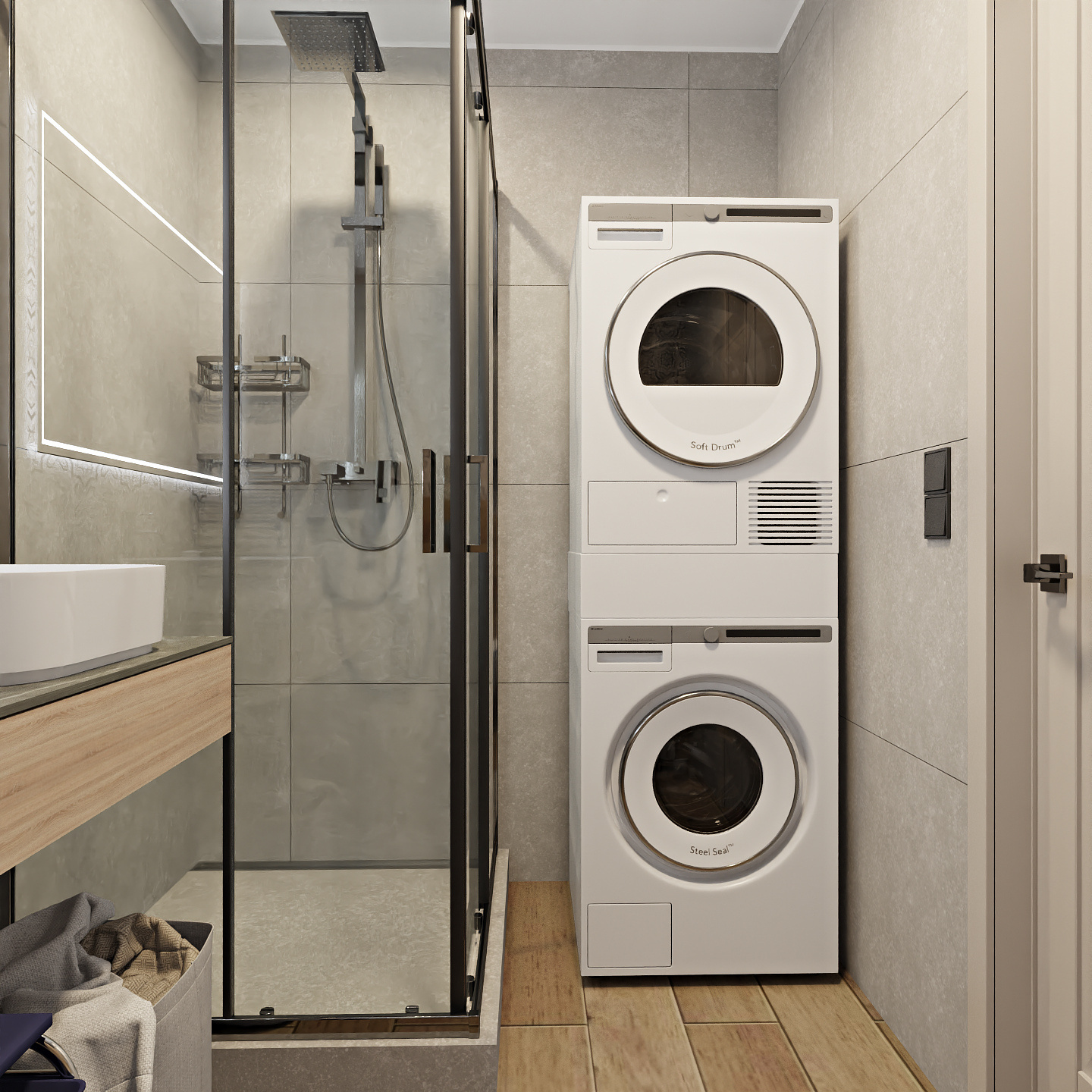 Четырехкомнатная квартира с двумя санузлами