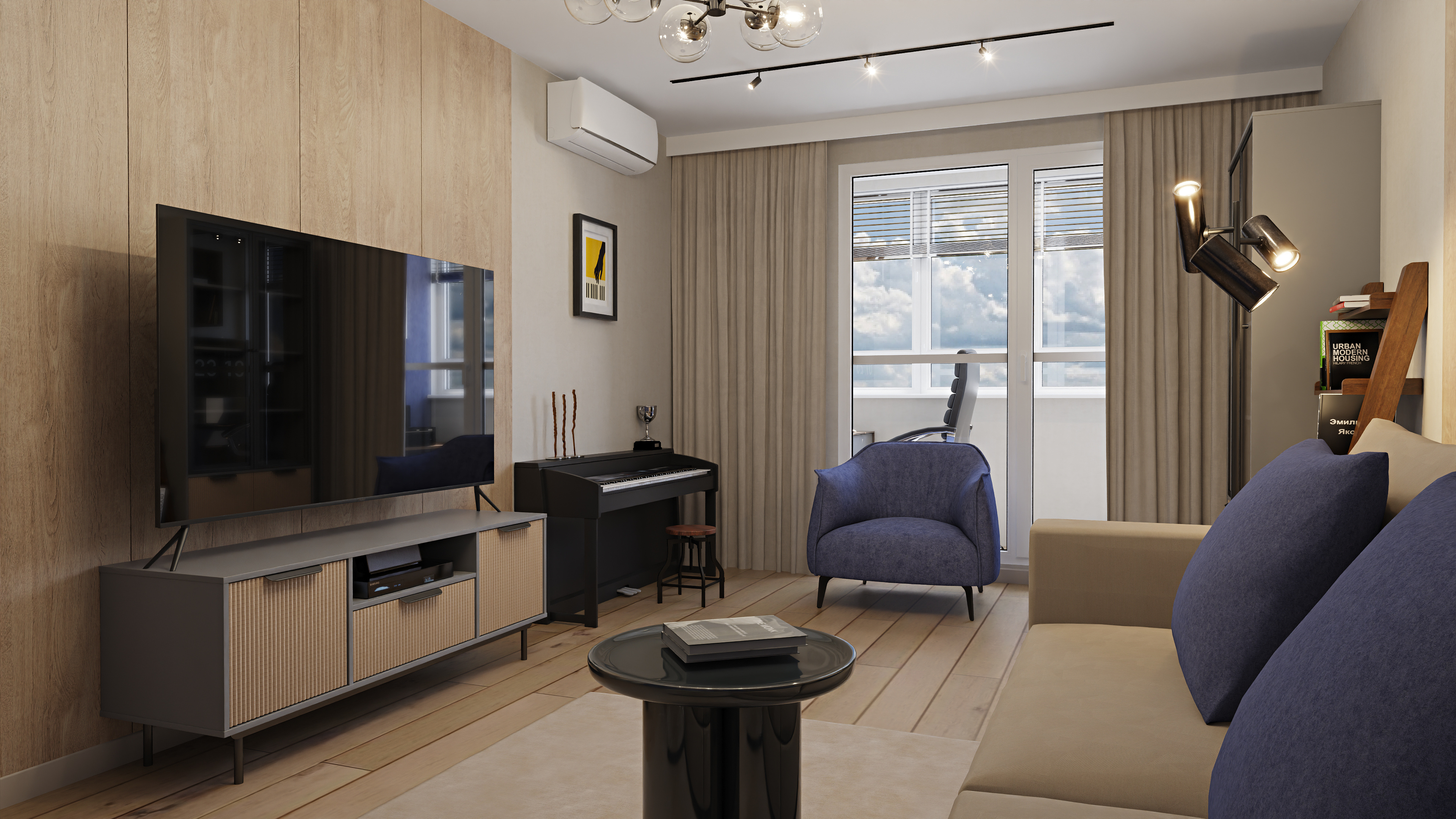 Четырехкомнатная квартира с двумя санузлами