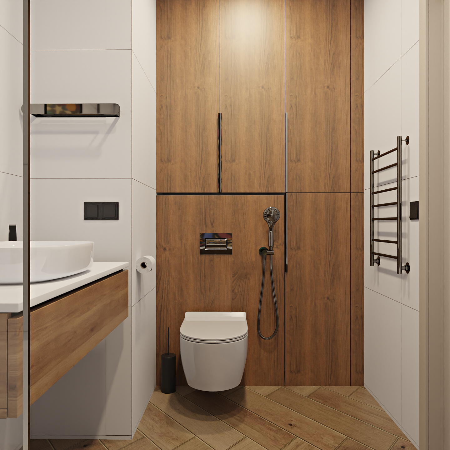 Четырехкомнатная квартира с двумя санузлами