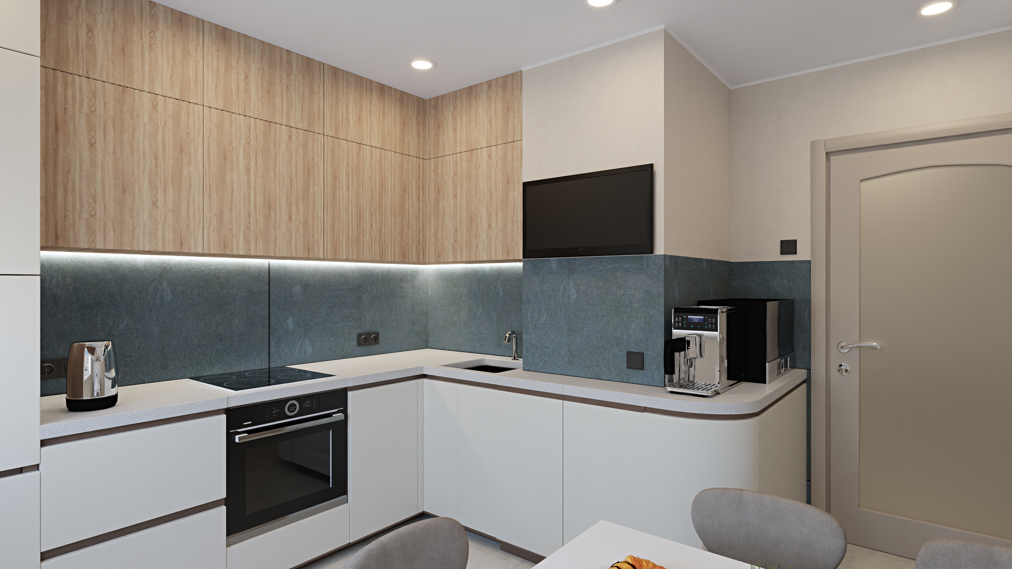 Четырехкомнатная квартира с двумя санузлами