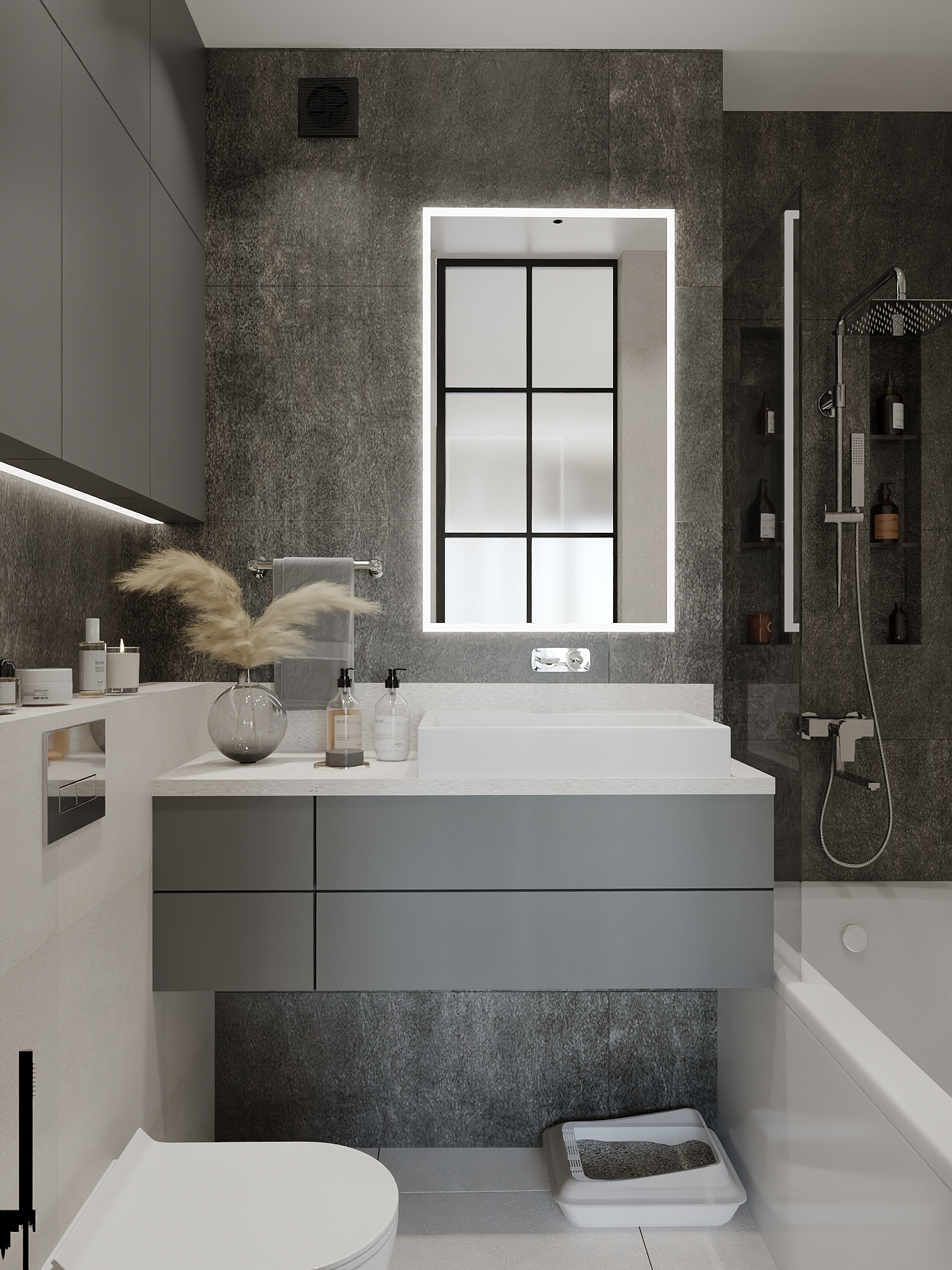 Дизайн-проект двух-уровневой квартиры