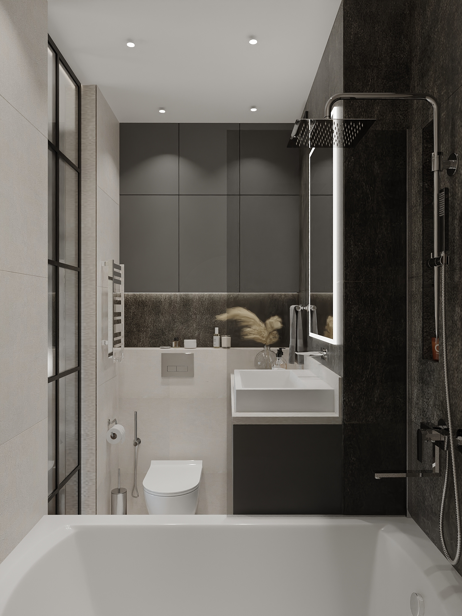 Дизайн-проект двух-уровневой квартиры