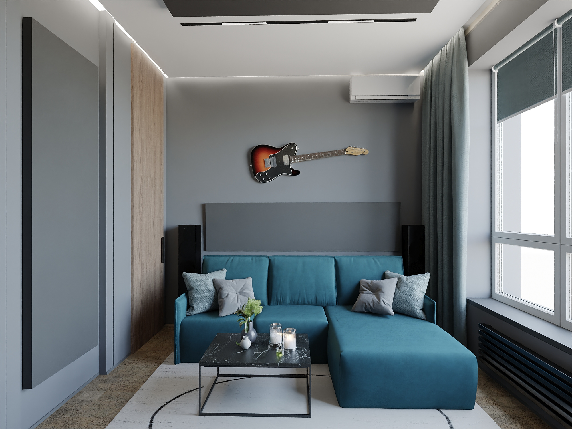 Дизайн-проект двух-уровневой квартиры