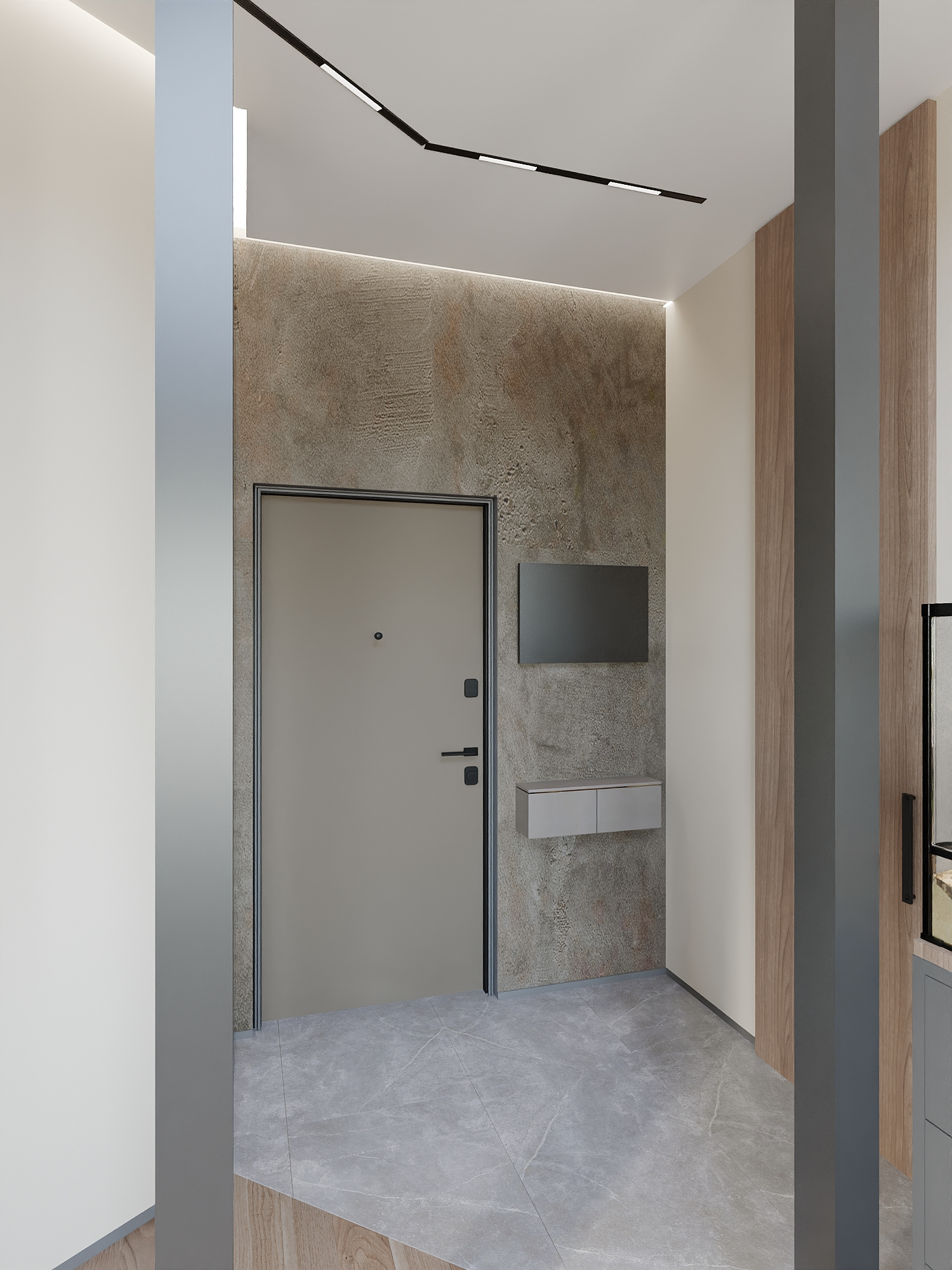 Дизайн-проект двух-уровневой квартиры