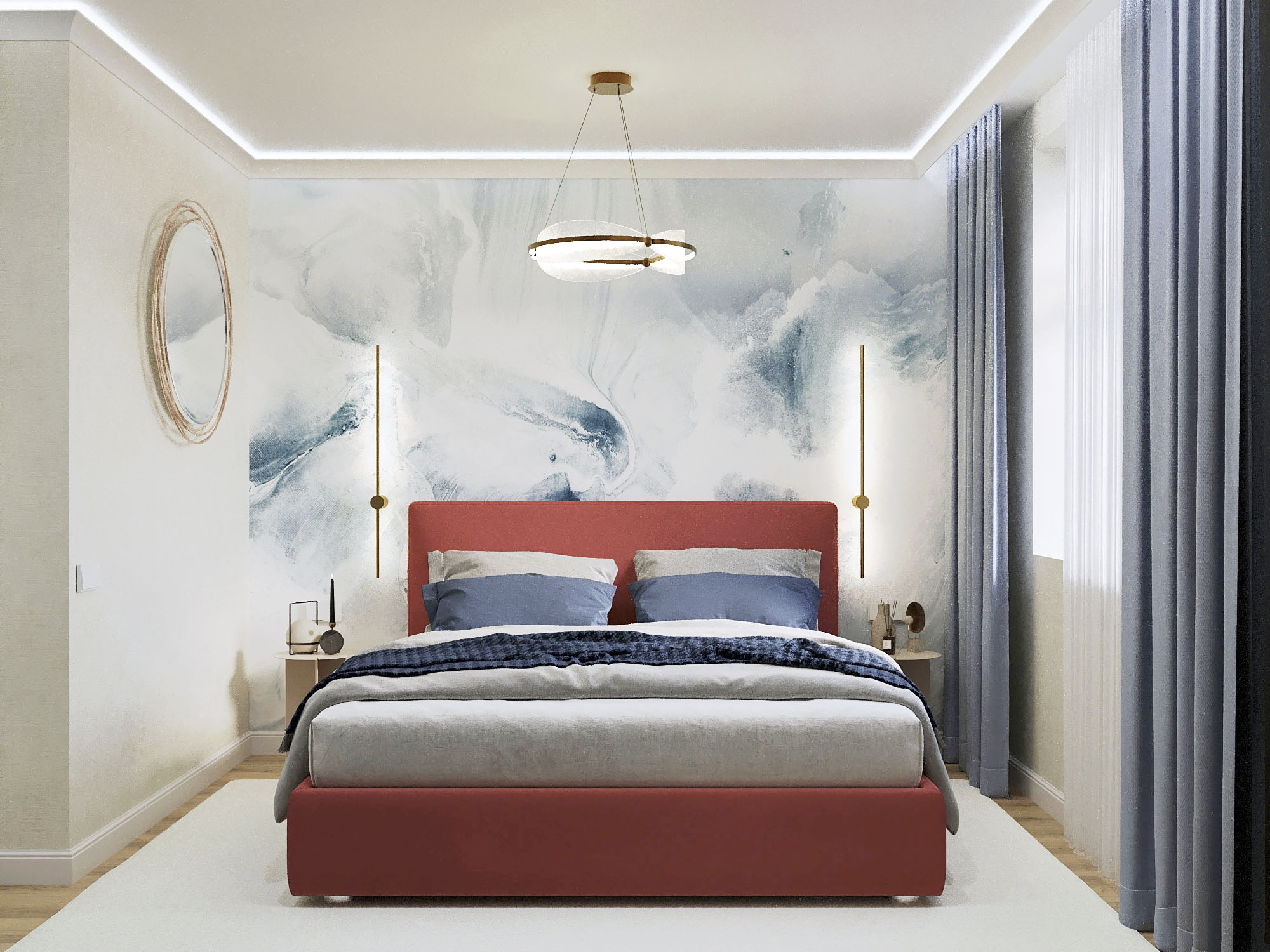 Дизайн-проект двухкомнатной квартиры для сдачи в аренду