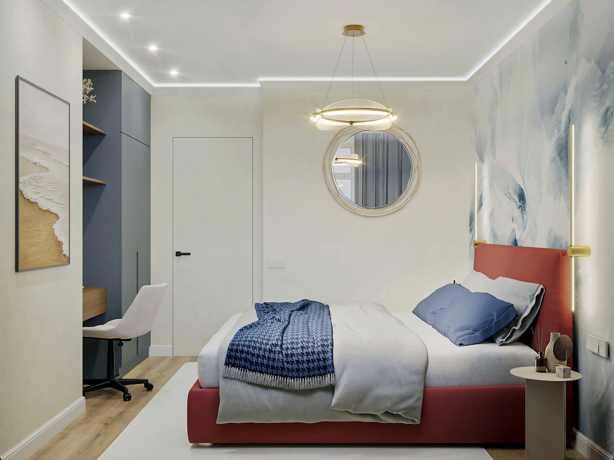 Дизайн-проект двухкомнатной квартиры для сдачи в аренду