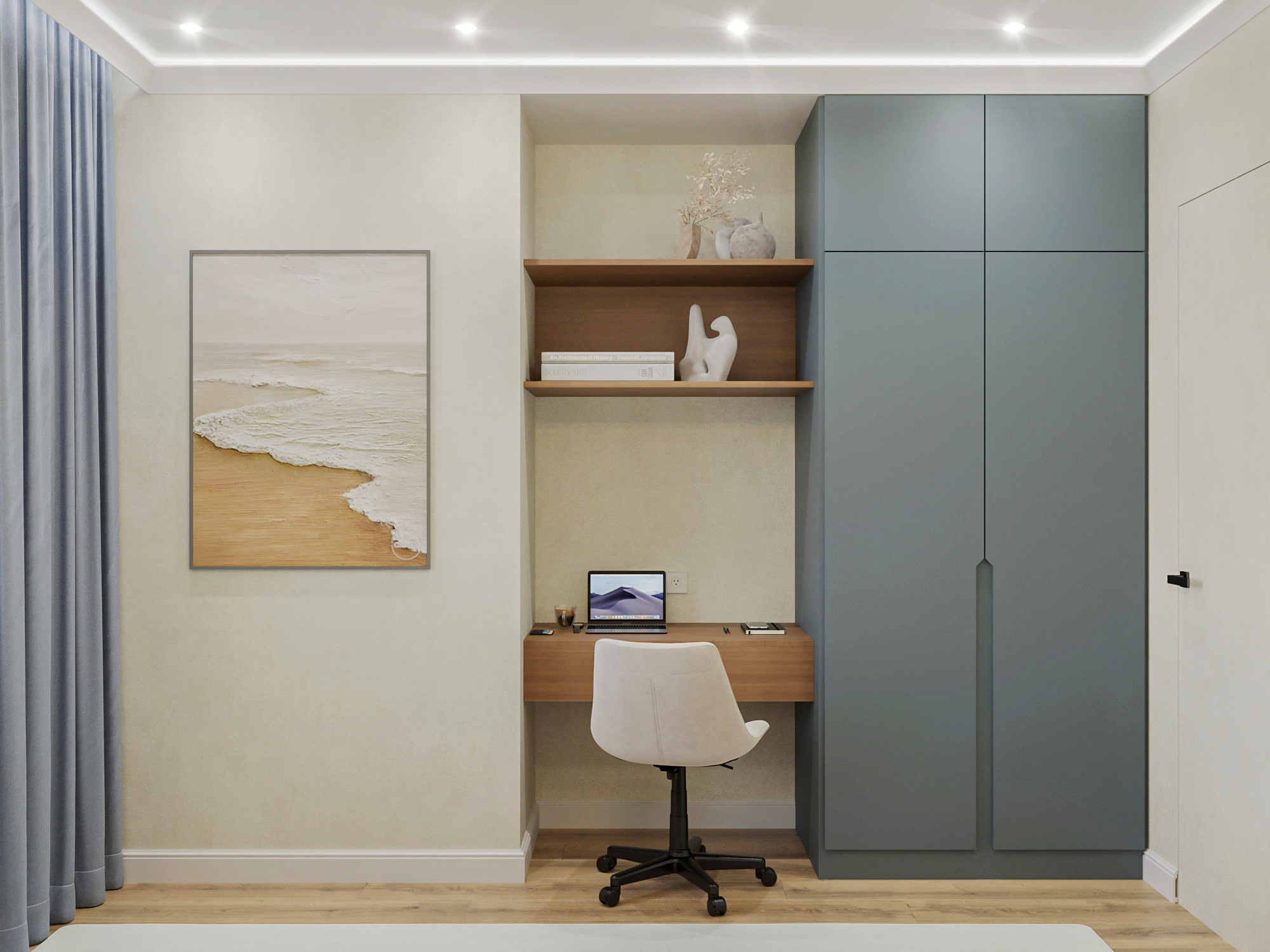 Дизайн-проект двухкомнатной квартиры для сдачи в аренду