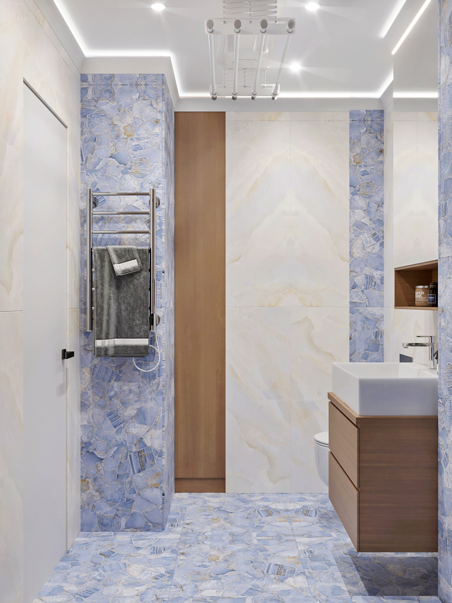 Дизайн-проект двухкомнатной квартиры для сдачи в аренду