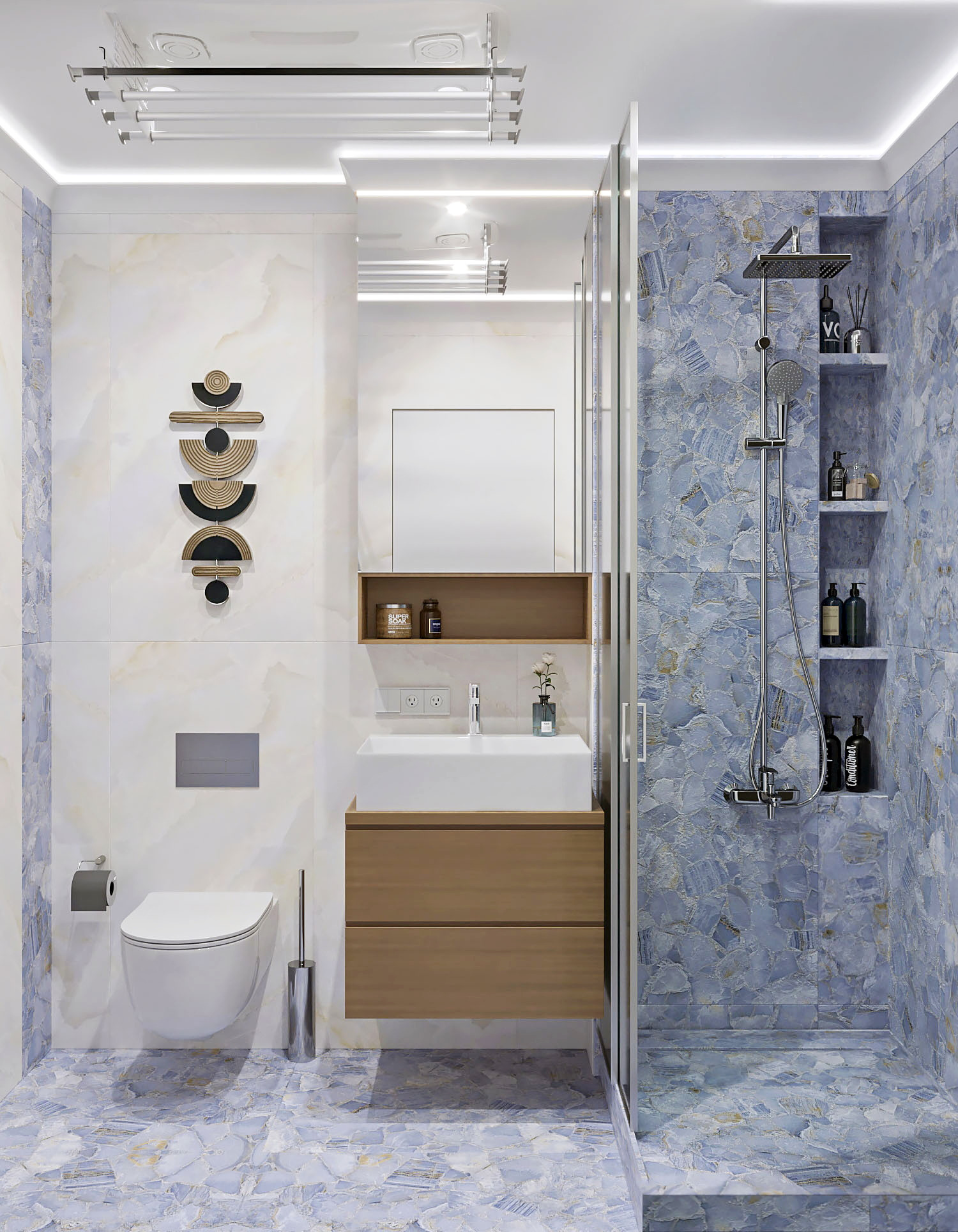 Дизайн-проект двухкомнатной квартиры для сдачи в аренду