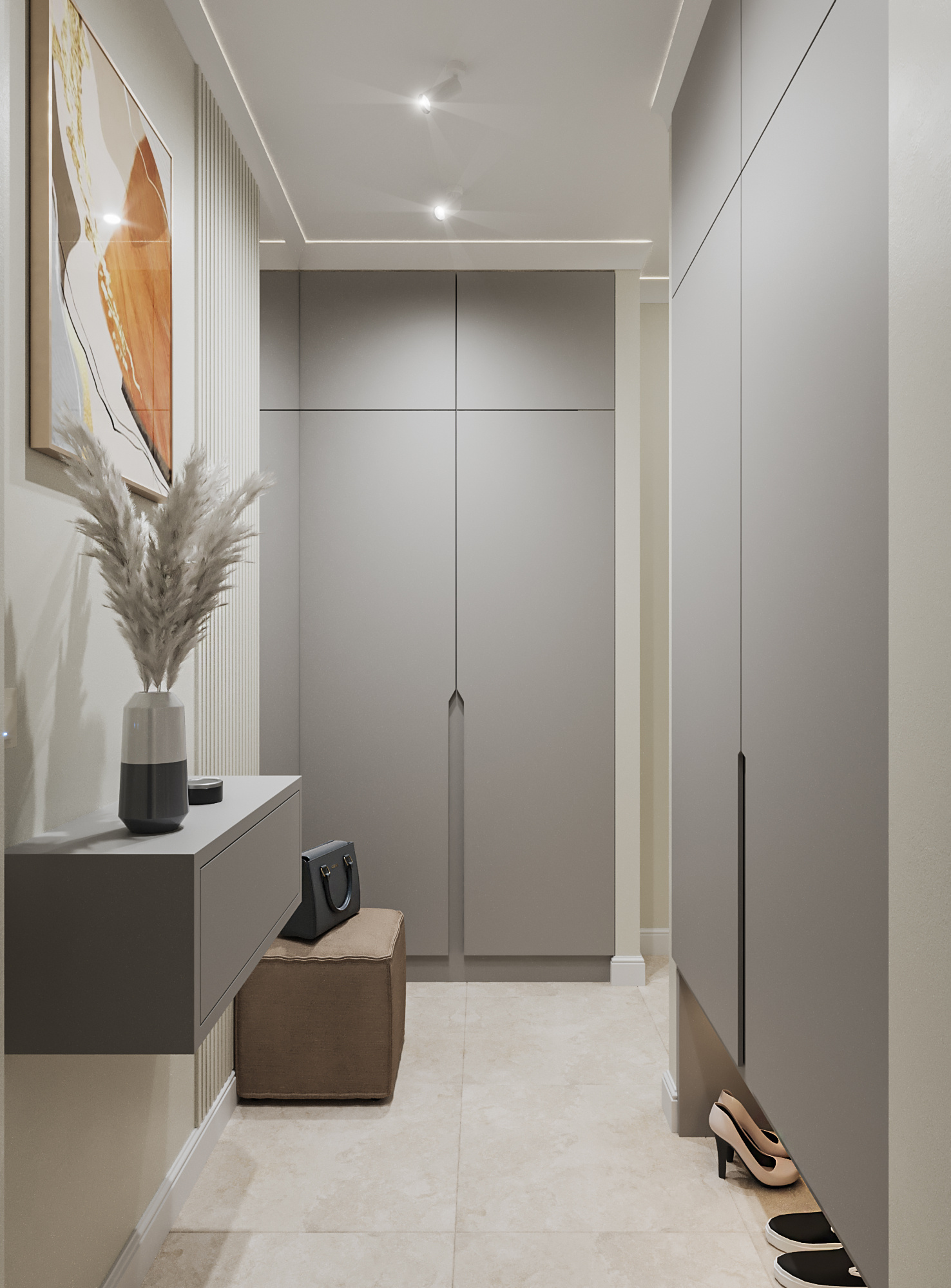 Дизайн-проект трехкомнатной квартиры для сдачи в аренду