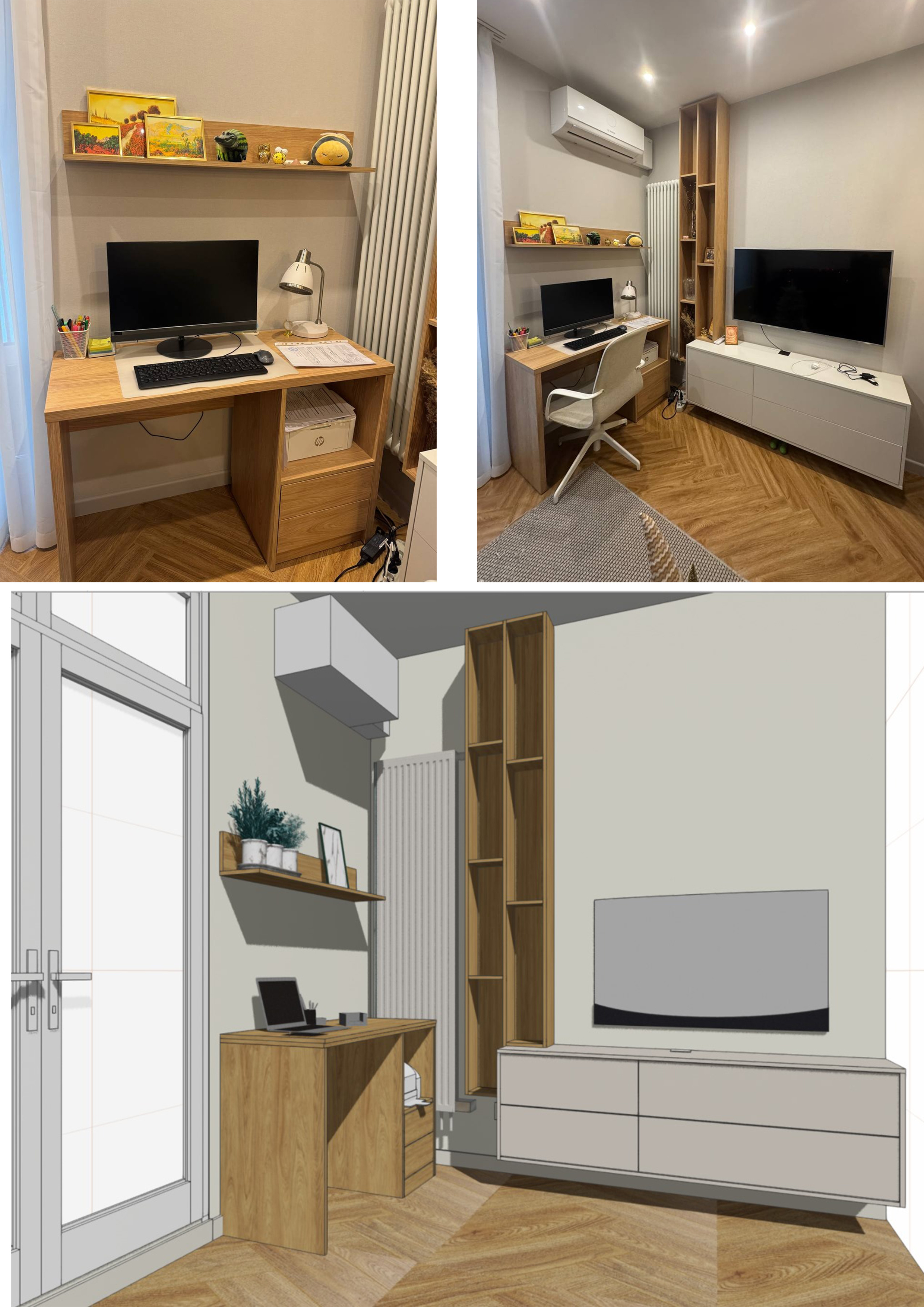 Дизайн-проект кухни-гостиной в частном доме