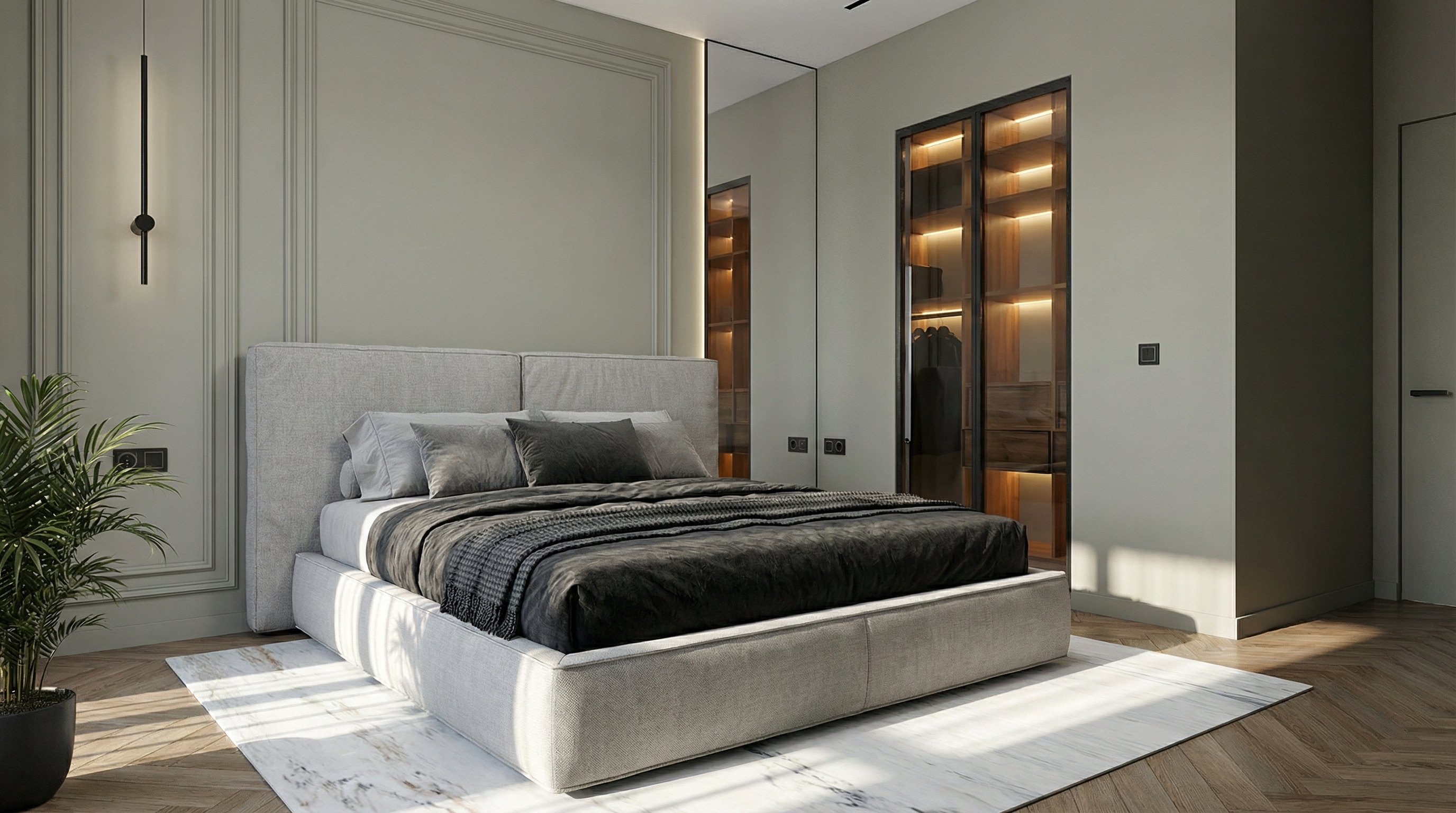 Минимализм для молодой пары