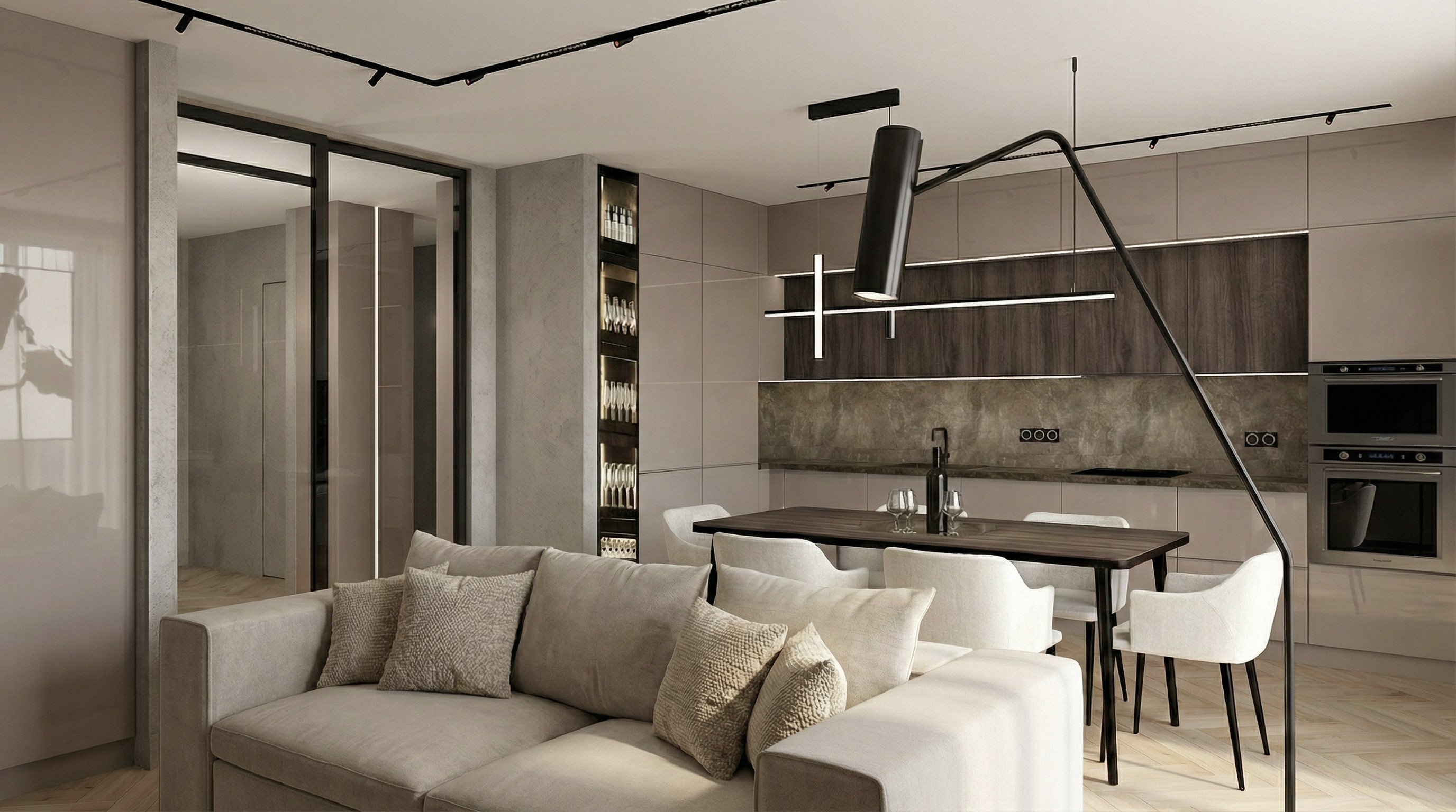 Минимализм для молодой пары