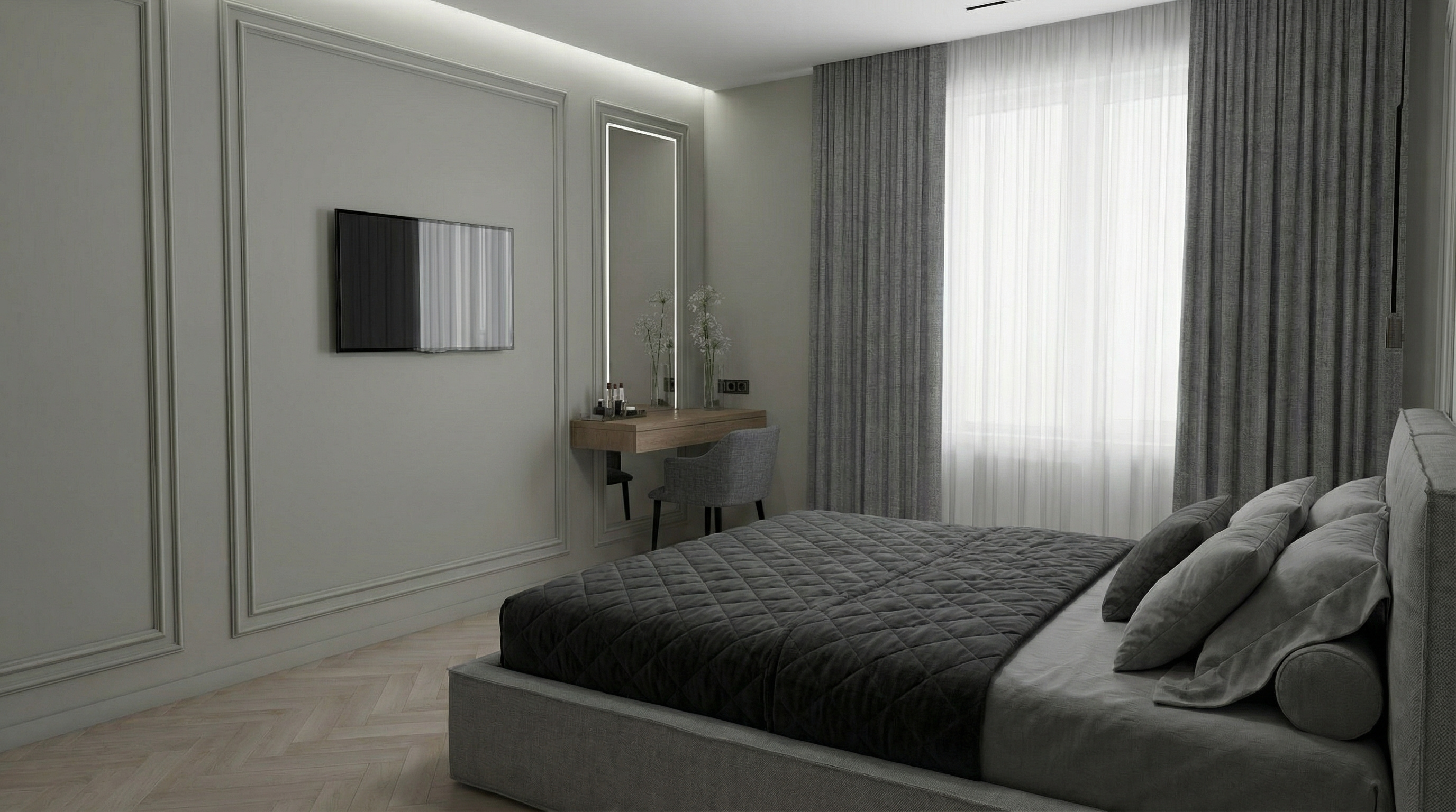 Минимализм для молодой пары