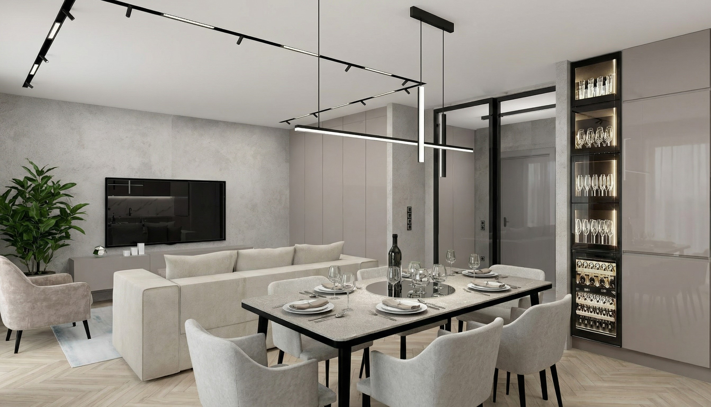 Обложка проекта: Минимализм для молодой пары