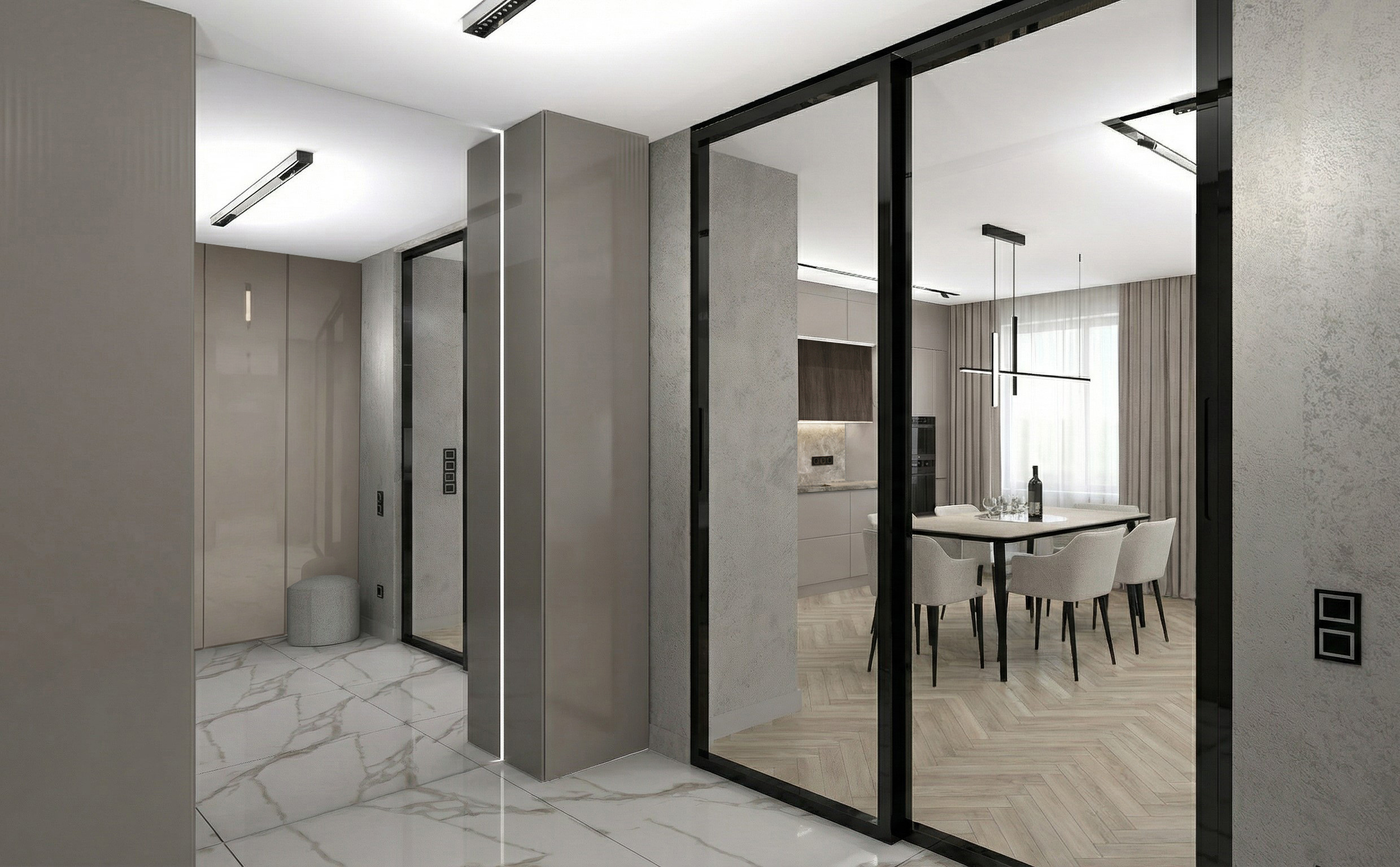 Минимализм для молодой пары