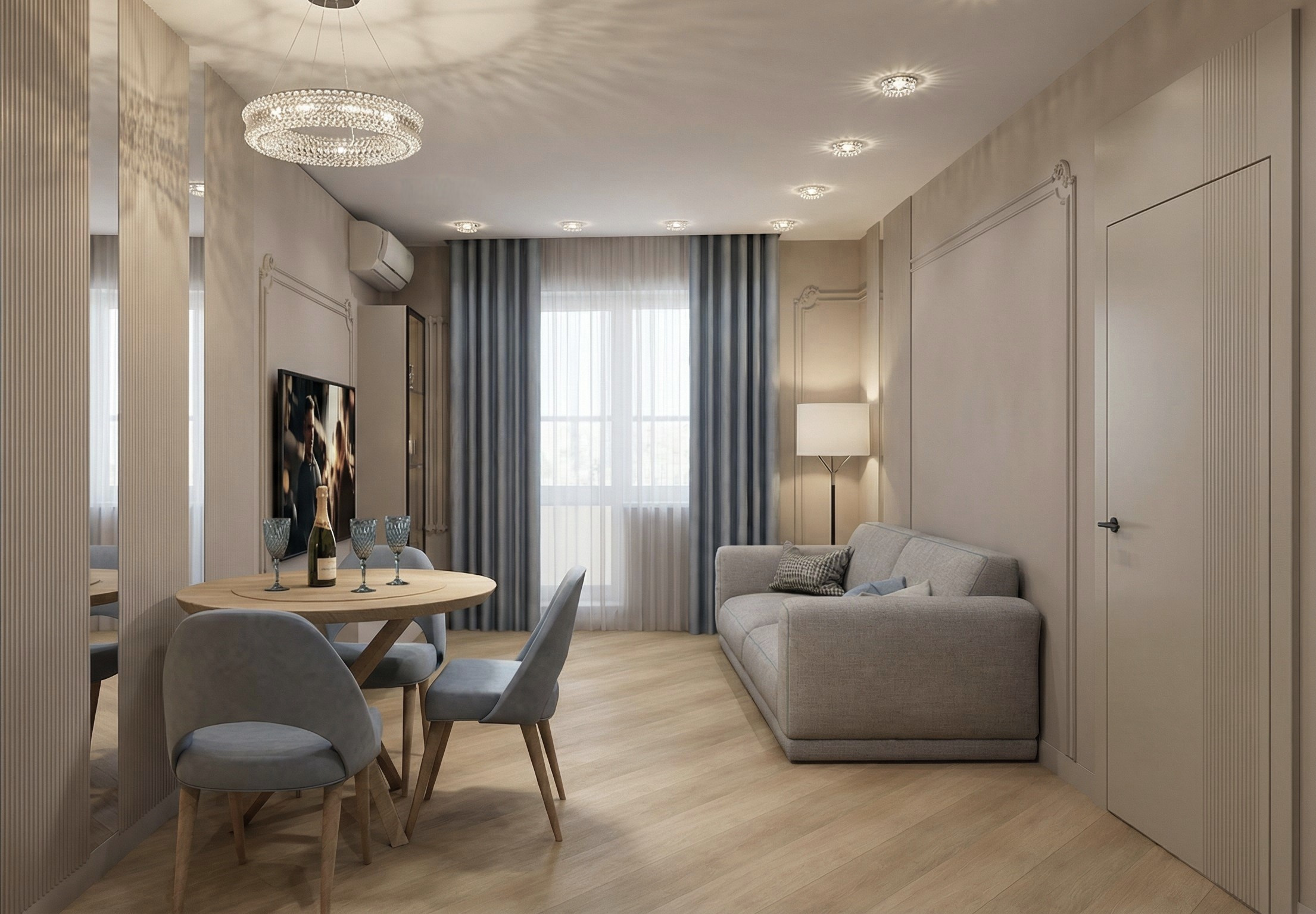 Обложка проекта: Уютная Неоклассика для молодой пары 2026