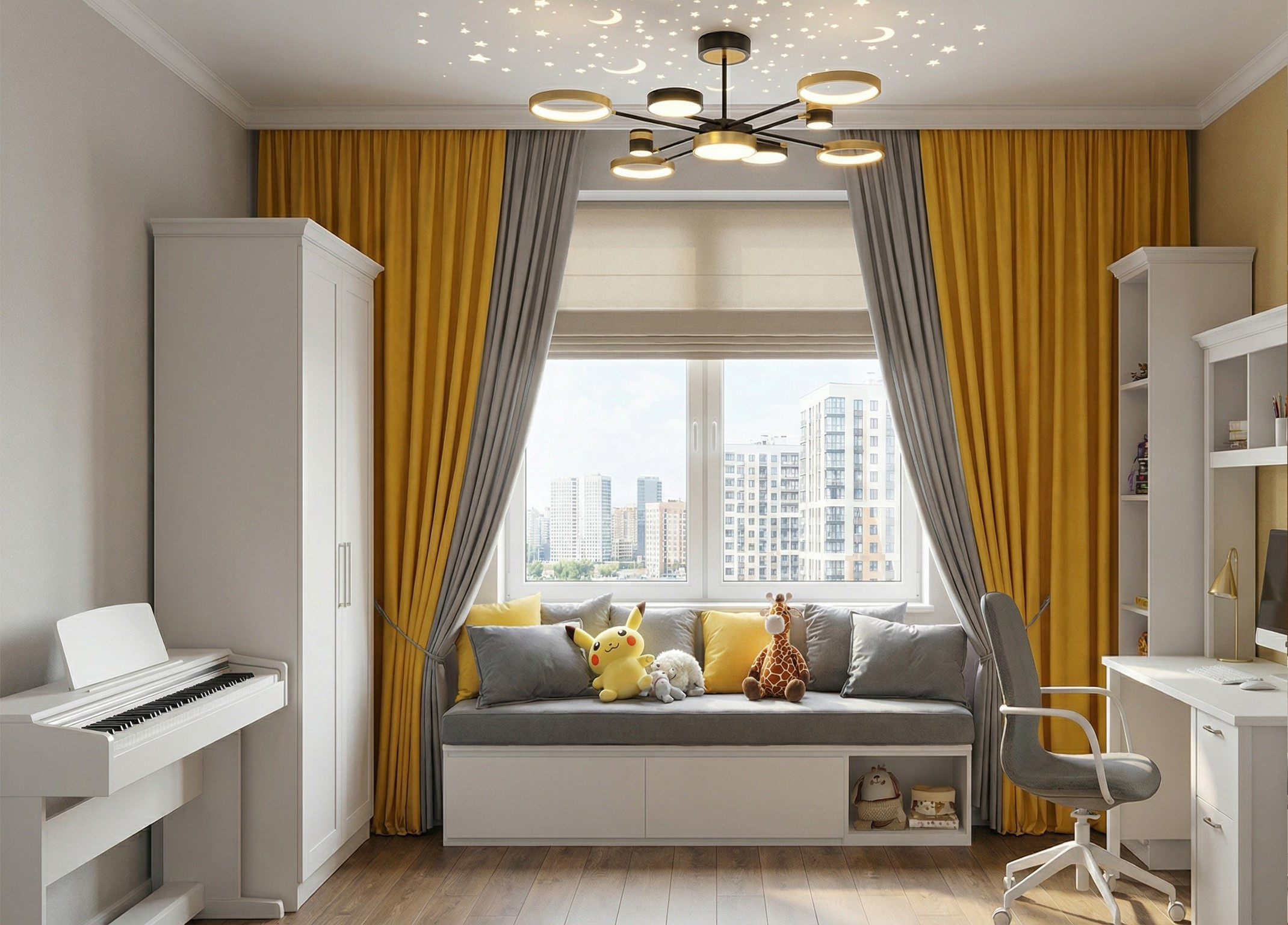 4-х комнатная квартира для молодой семьи с двумя детьми 2021