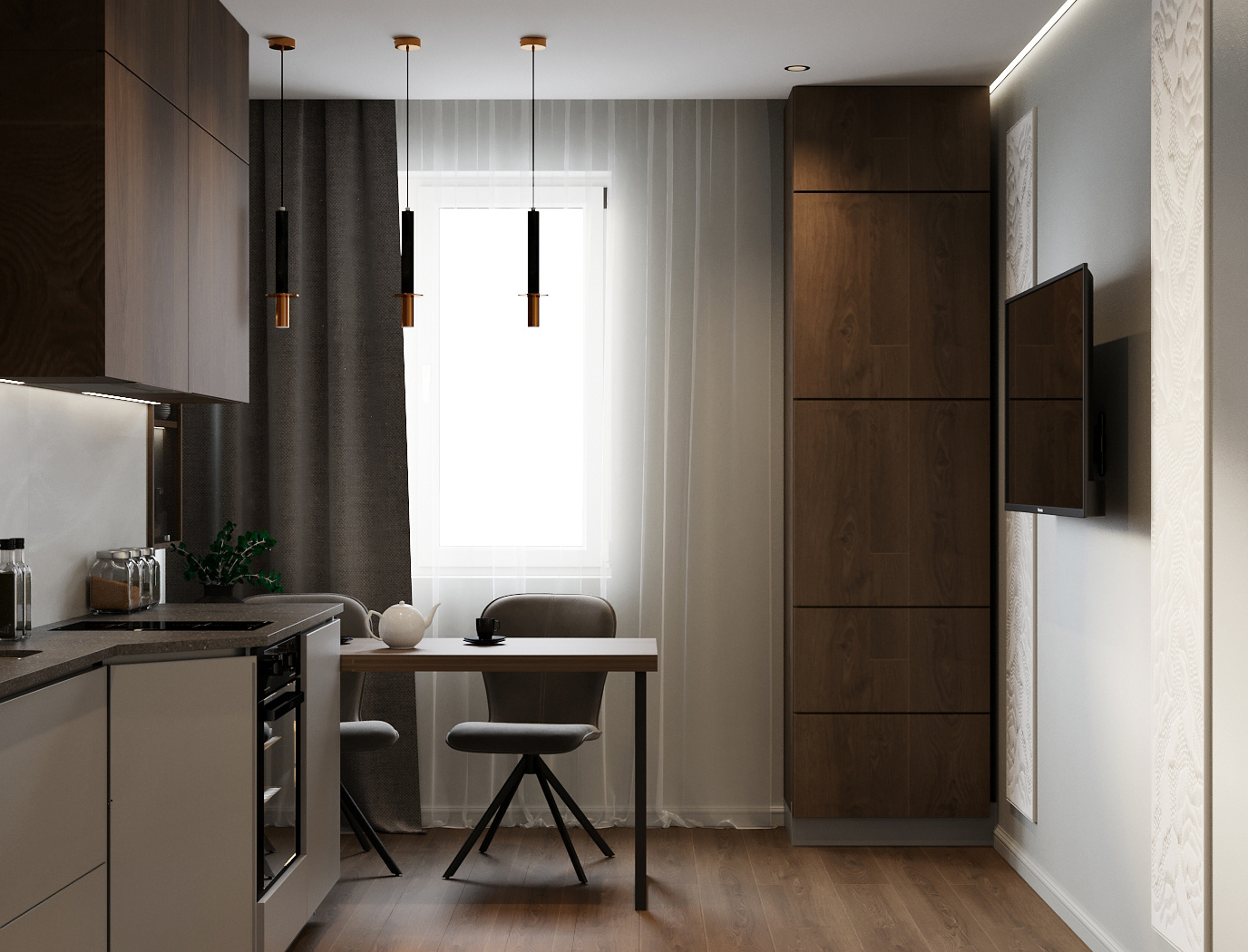 Квартира для молодой женщины.