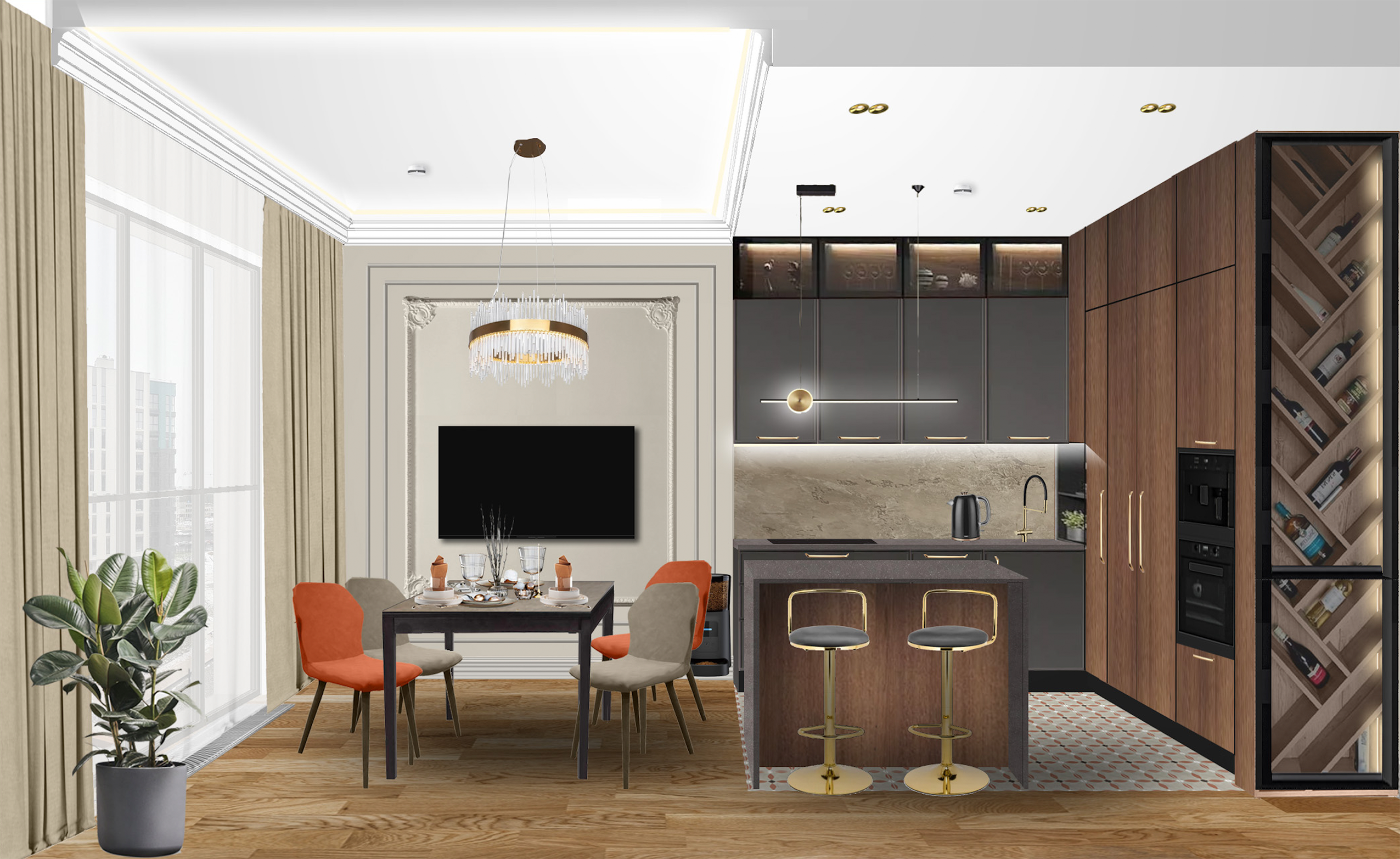 Квартира 74 кв.м. в ЖК Сколково Резиденции