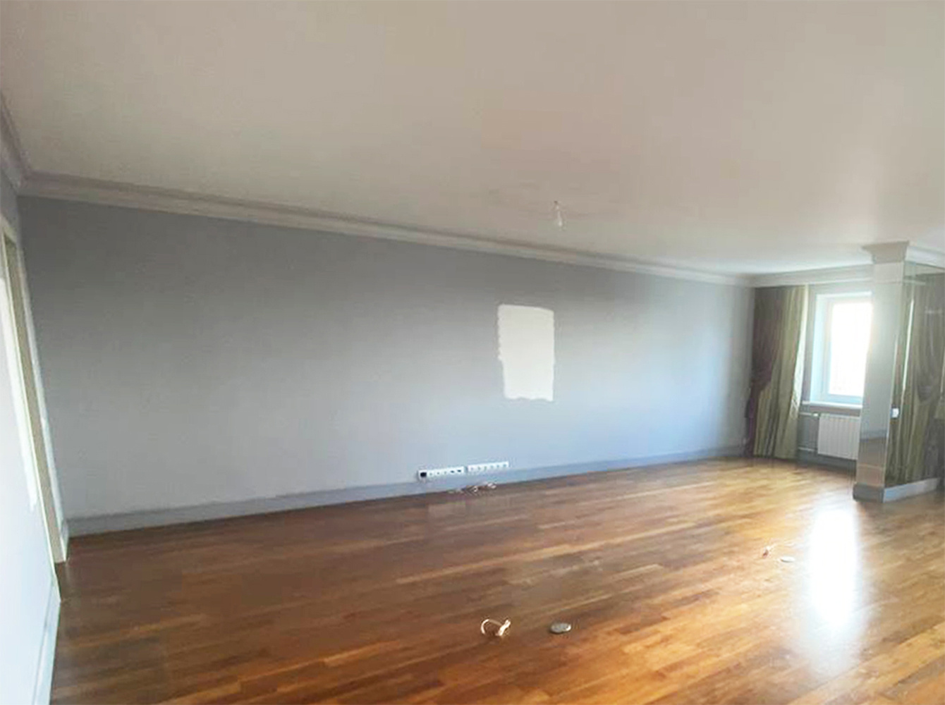 Гостиная 52 кв.м. во вторичном жилье