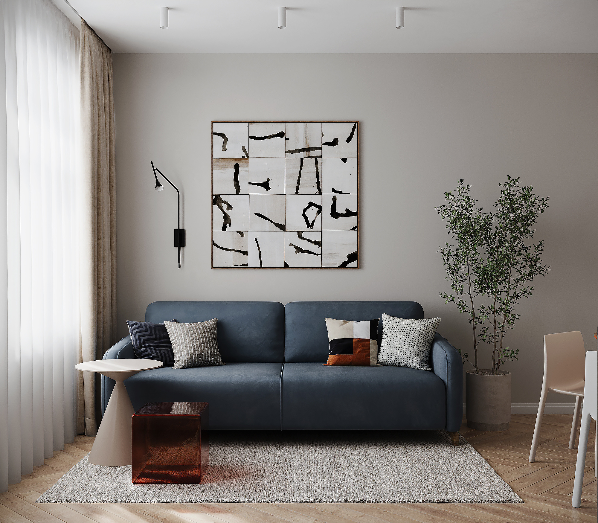 Двух-комнатная квартира в современном стиле