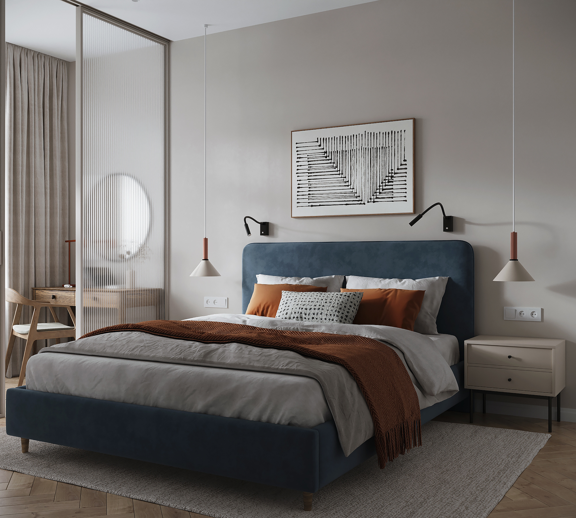 Двух-комнатная квартира в современном стиле