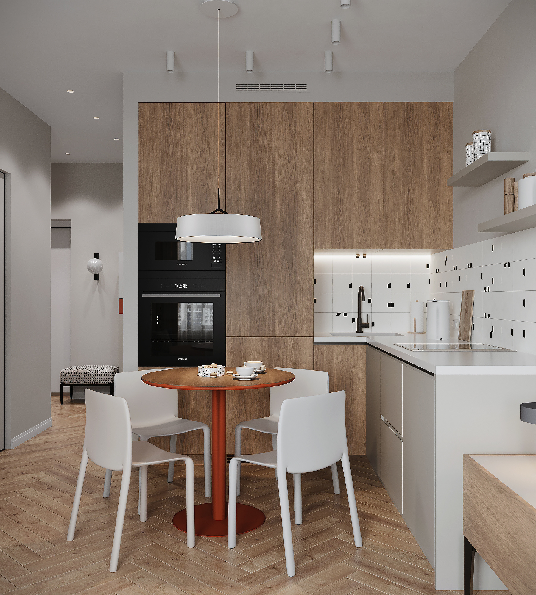 Двух-комнатная квартира в современном стиле