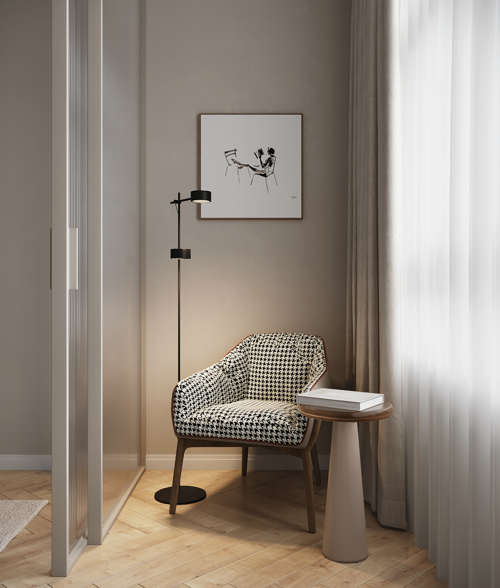 Двух-комнатная квартира в современном стиле