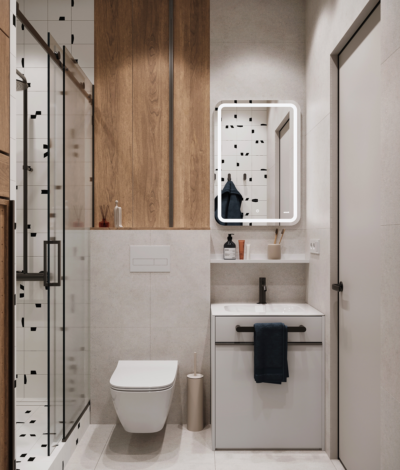 Двух-комнатная квартира в современном стиле