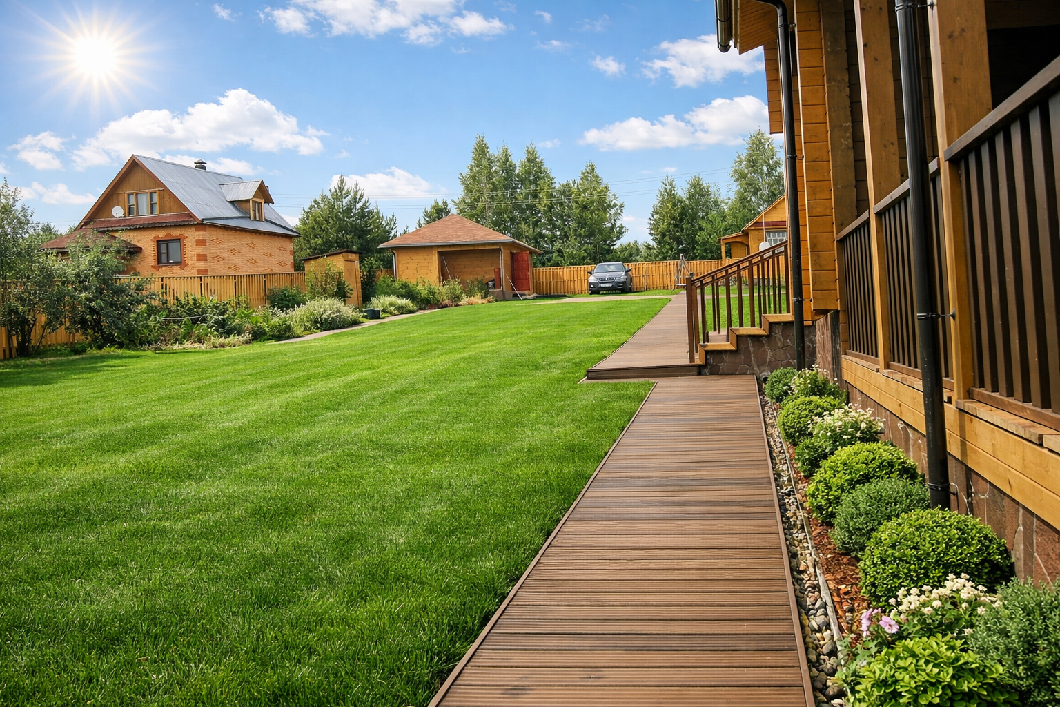 Обложка проекта: Устройство газона