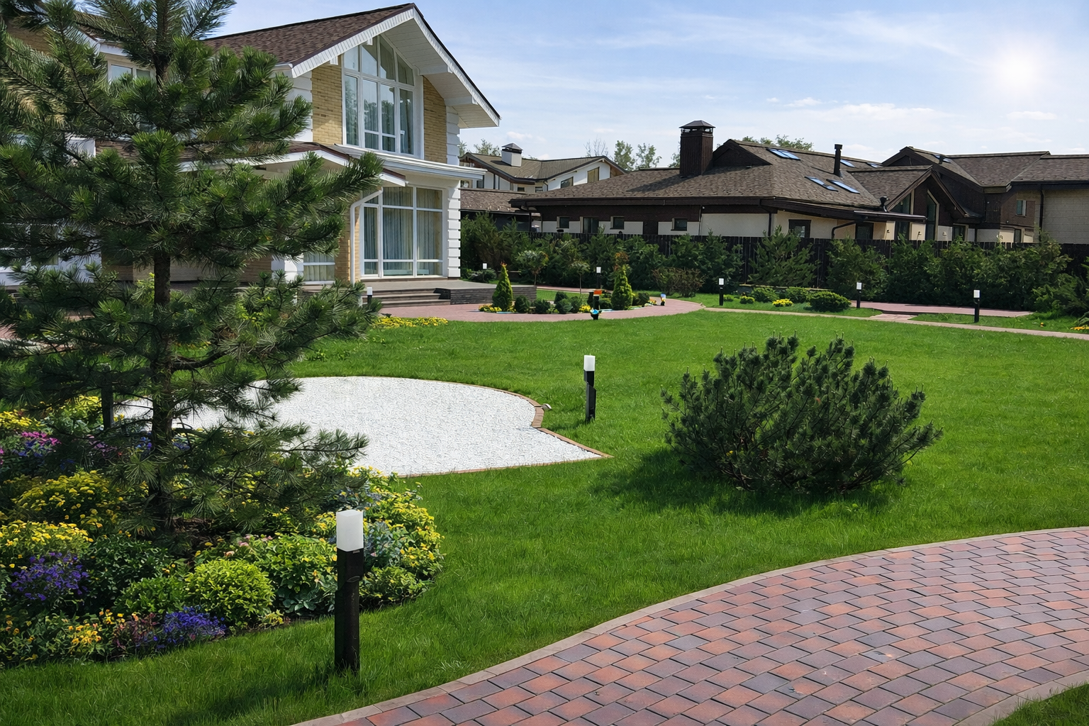 Благоустройство загородного участка