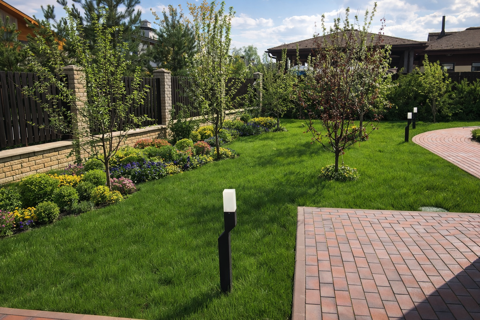 Благоустройство загородного участка