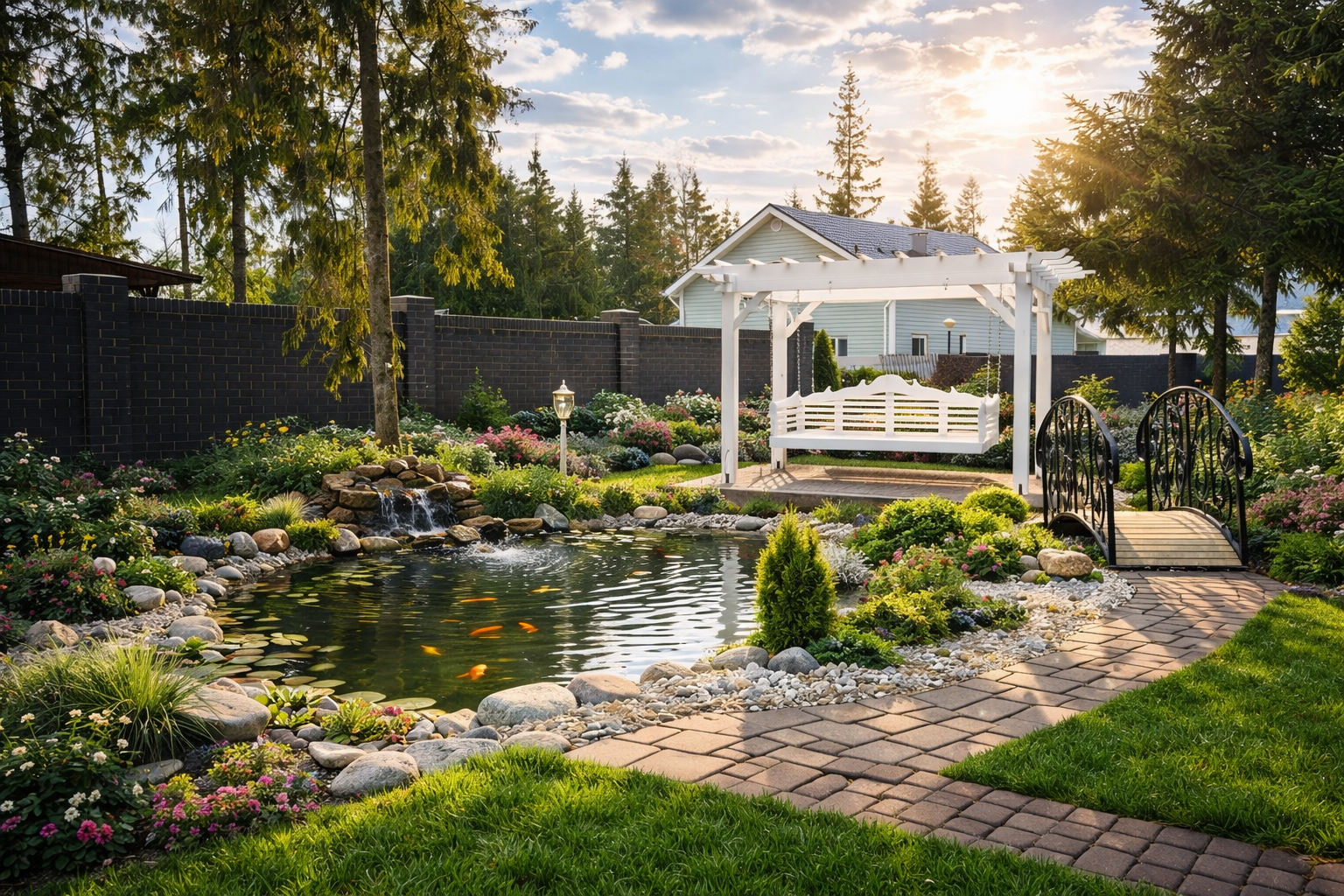 Обложка проекта: Благоустройство и озеленение лесного участка