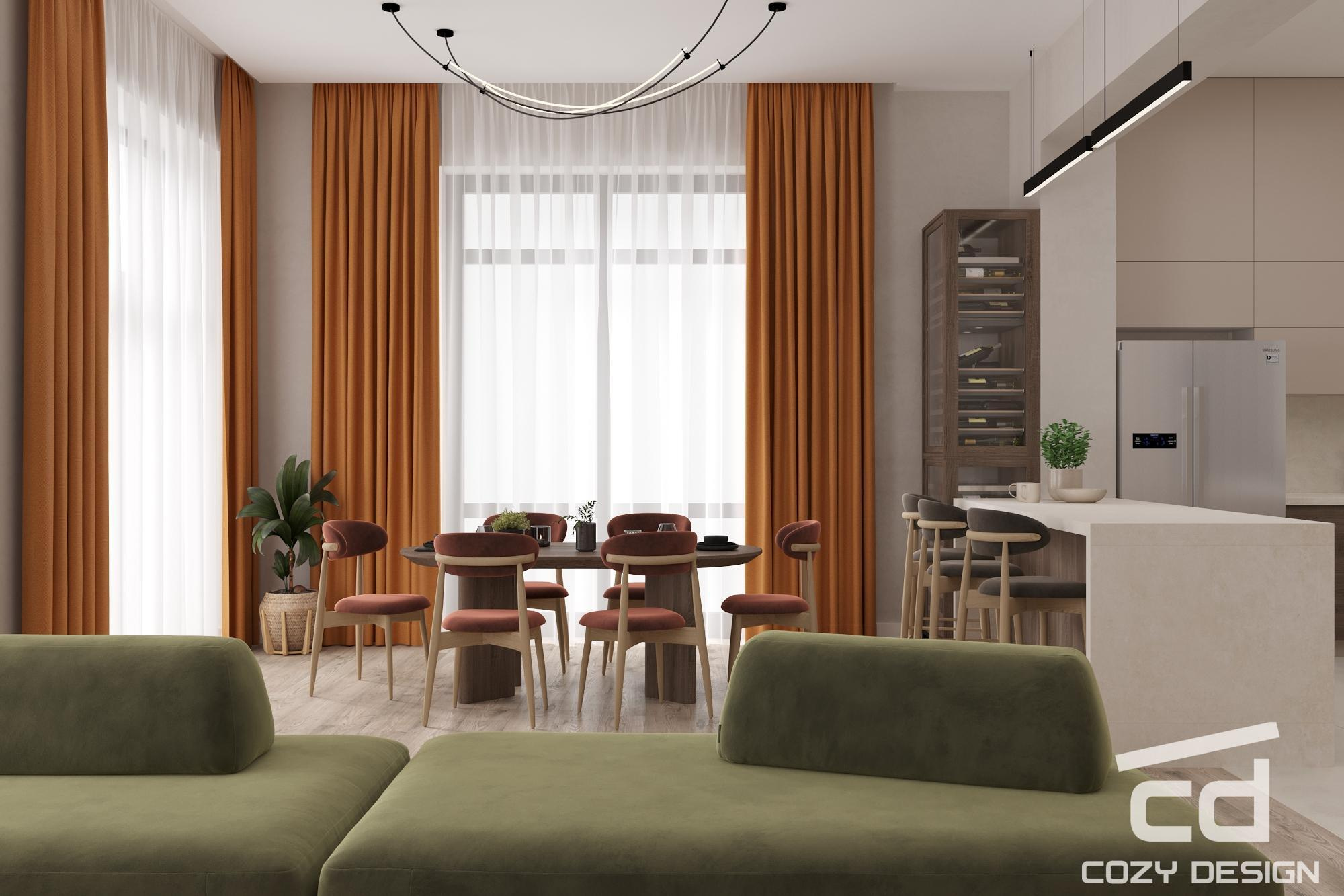 Дом 201 м2 в Москве (современный стиль)