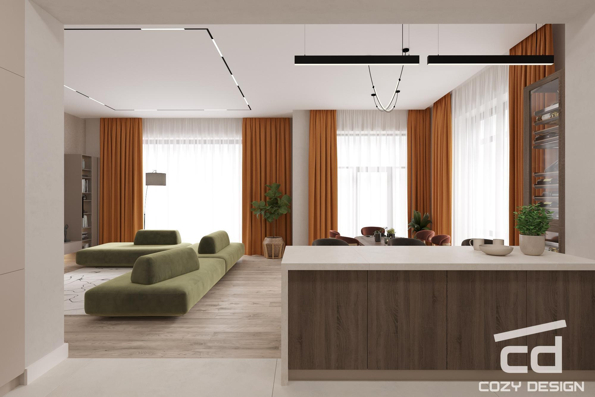 Дом 201 м2 в Москве (современный стиль)