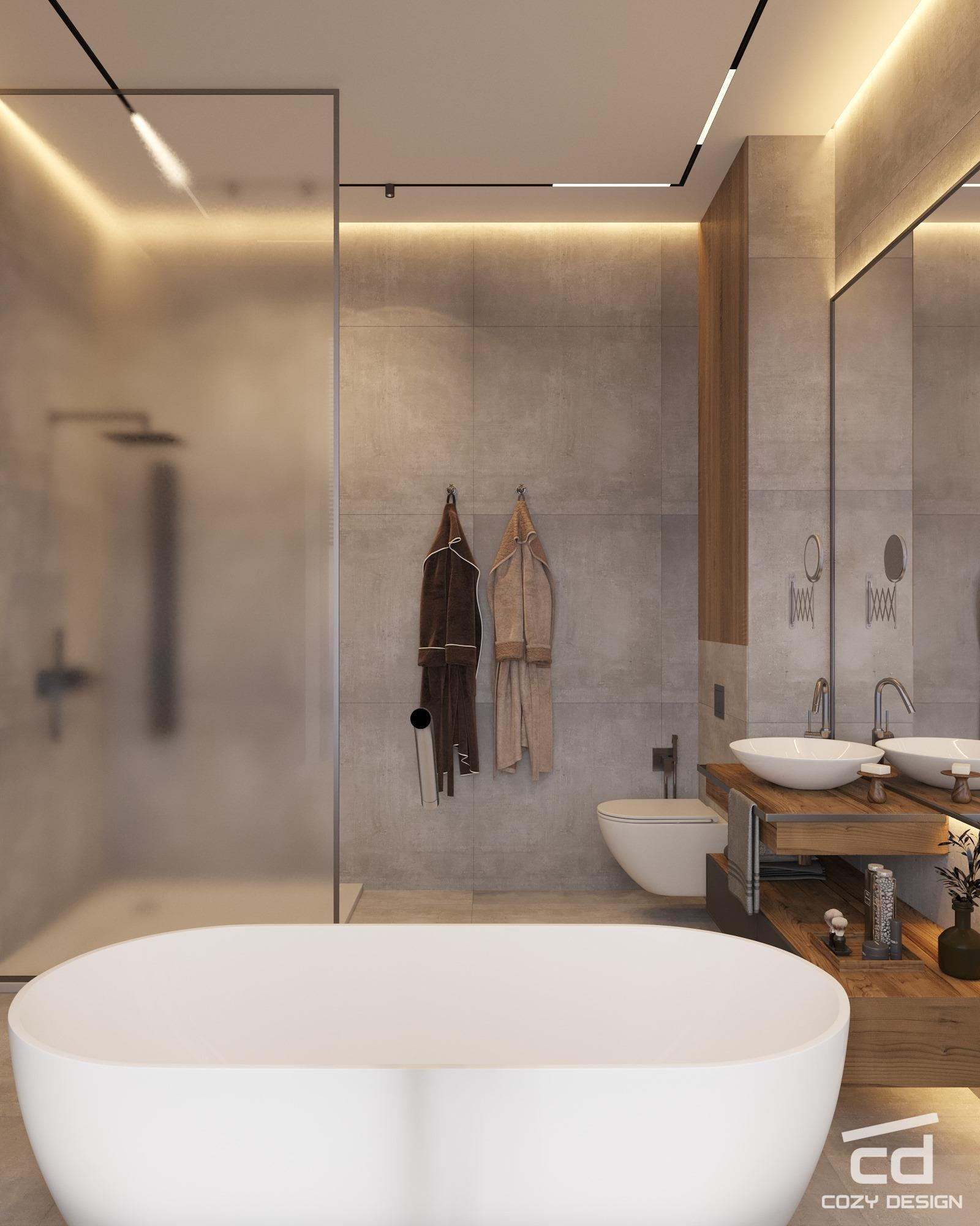 Дом 201 м2 в Москве (современный стиль)