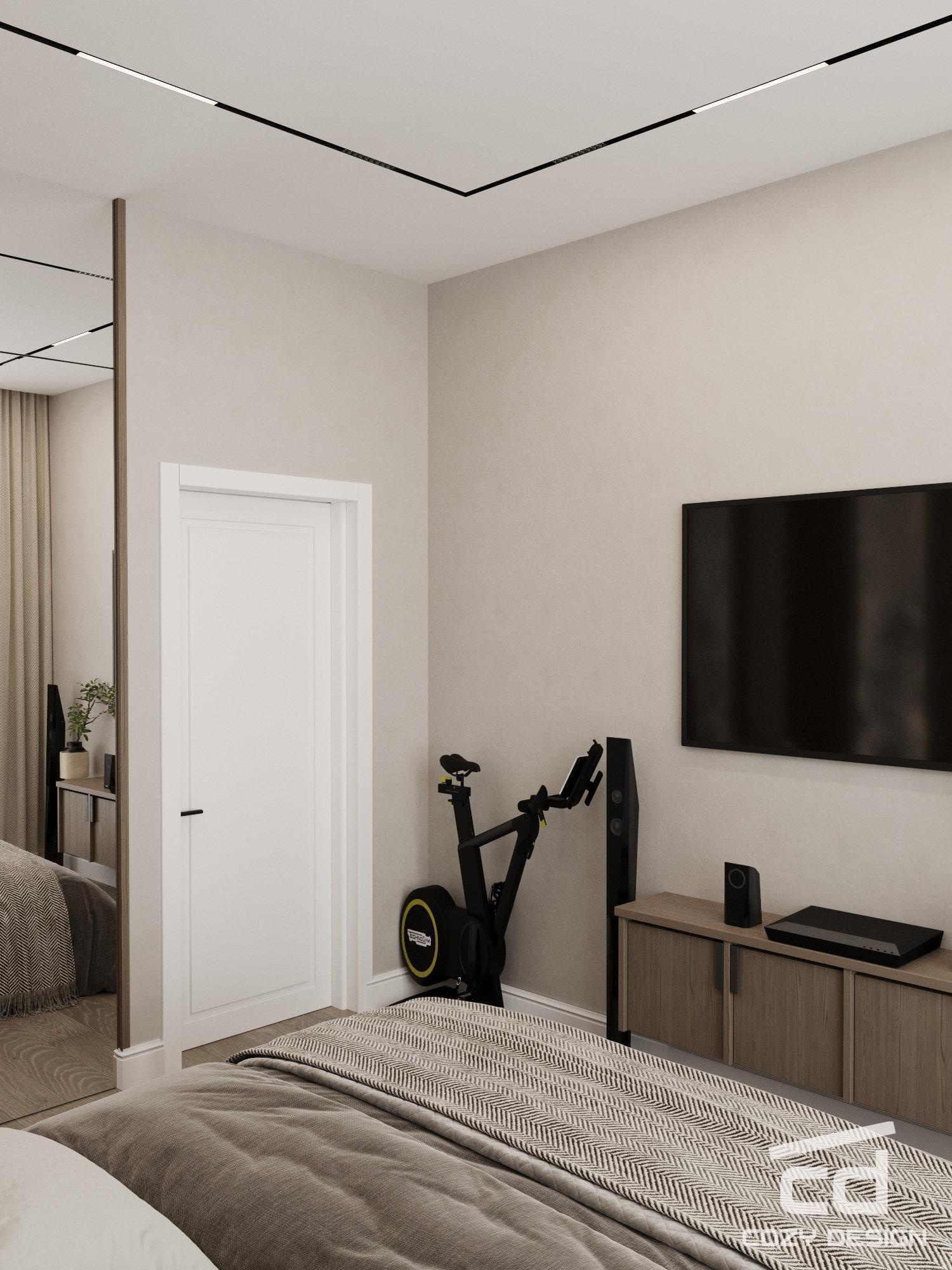 Квартира 46 м2 в Москве (джапанди)