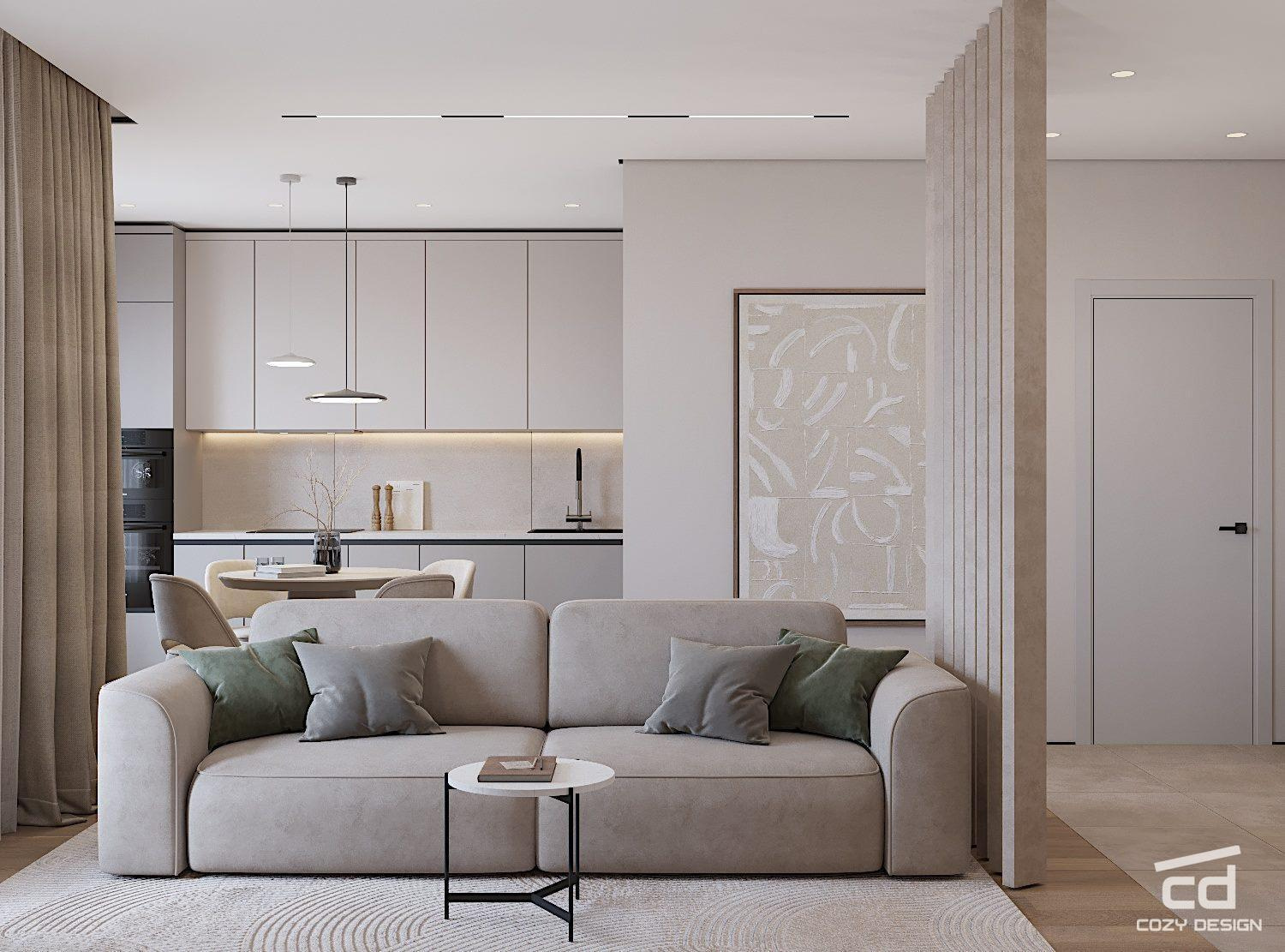 Квартира 56 м2 в Новороссийске для аренды