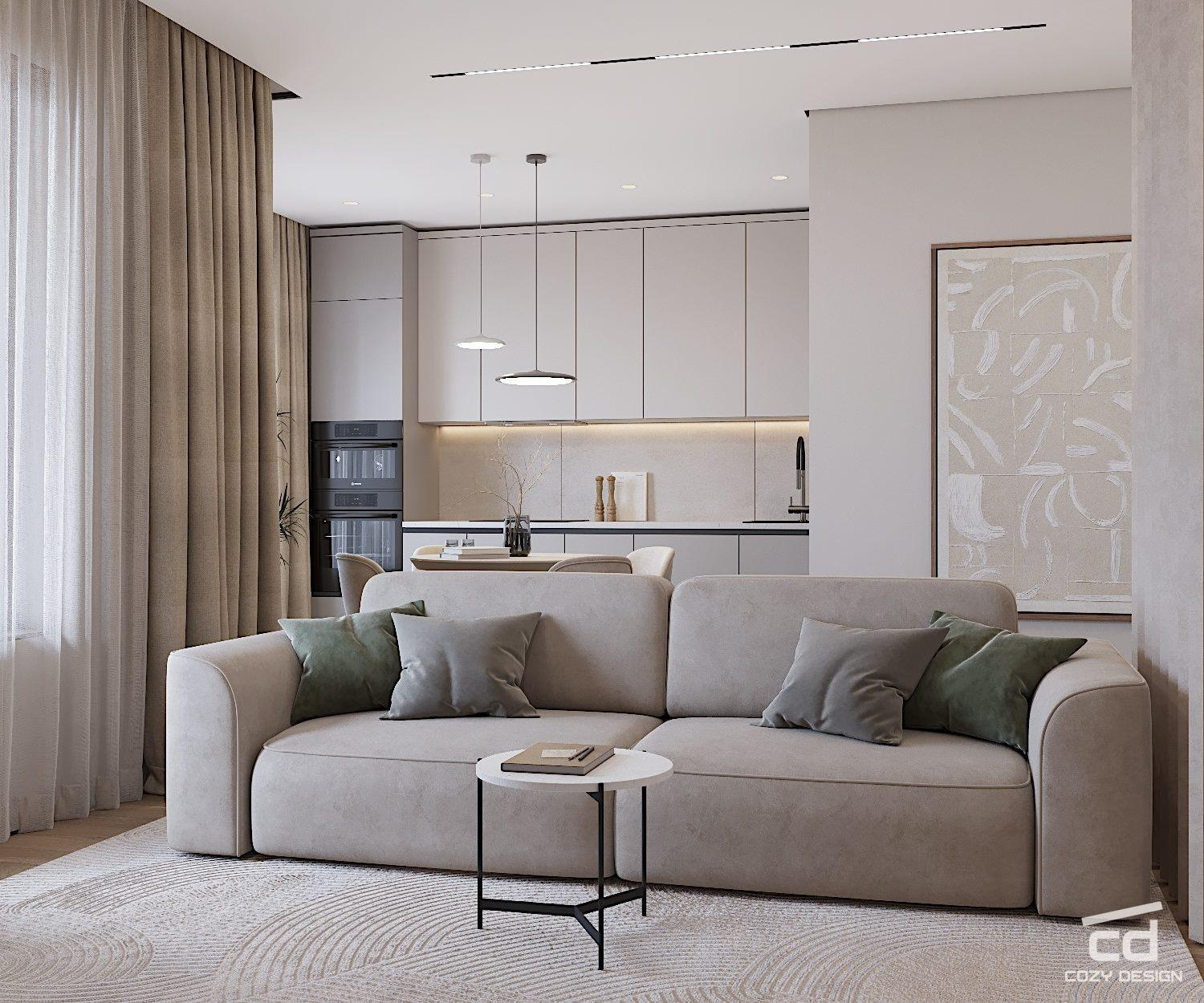 Квартира 56 м2 в Новороссийске для аренды