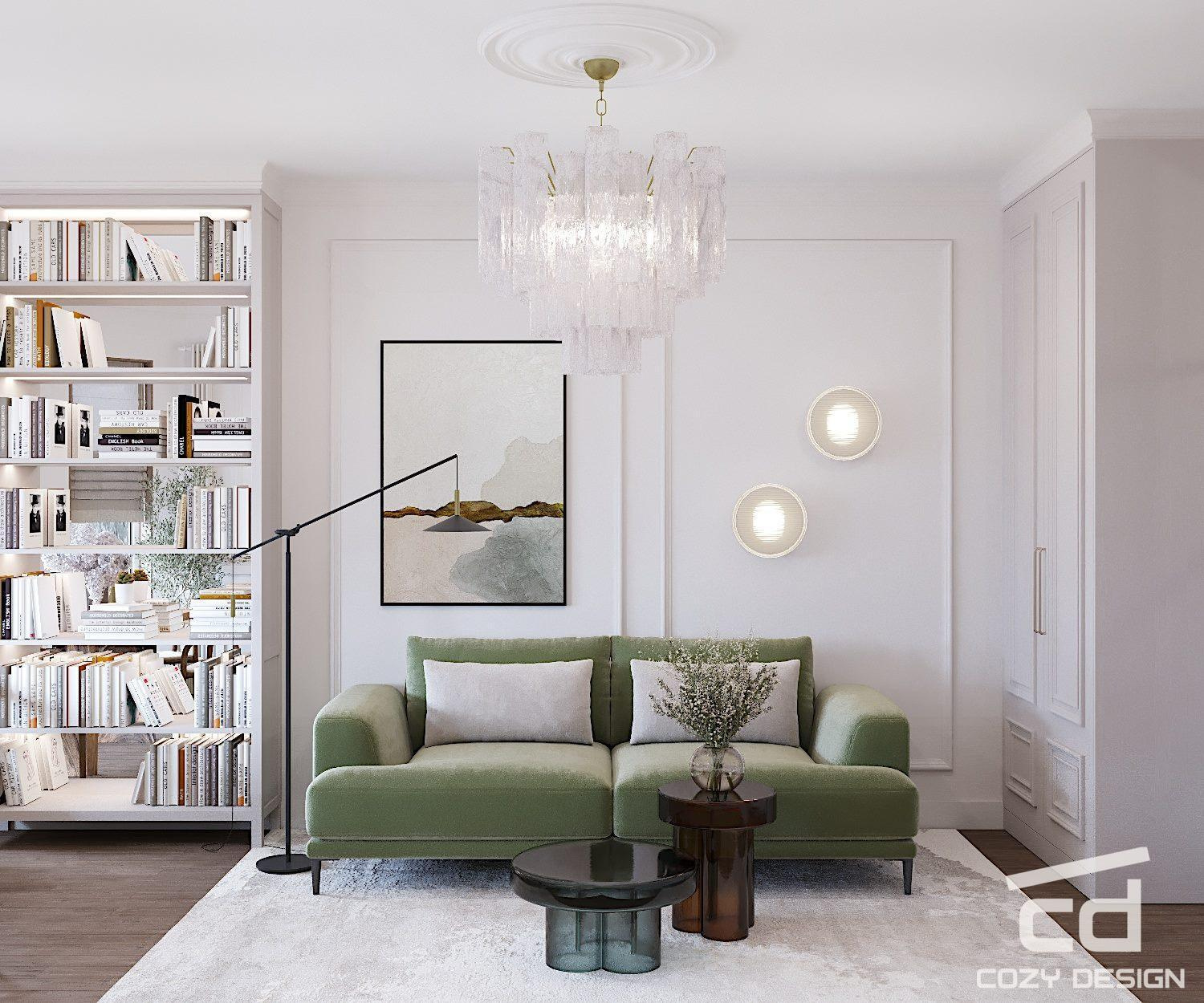 Квартира 68 м2 в Москве (парижский стиль)