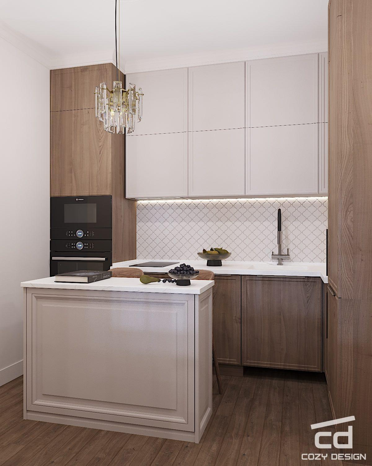 Квартира 68 м2 в Москве (парижский стиль)