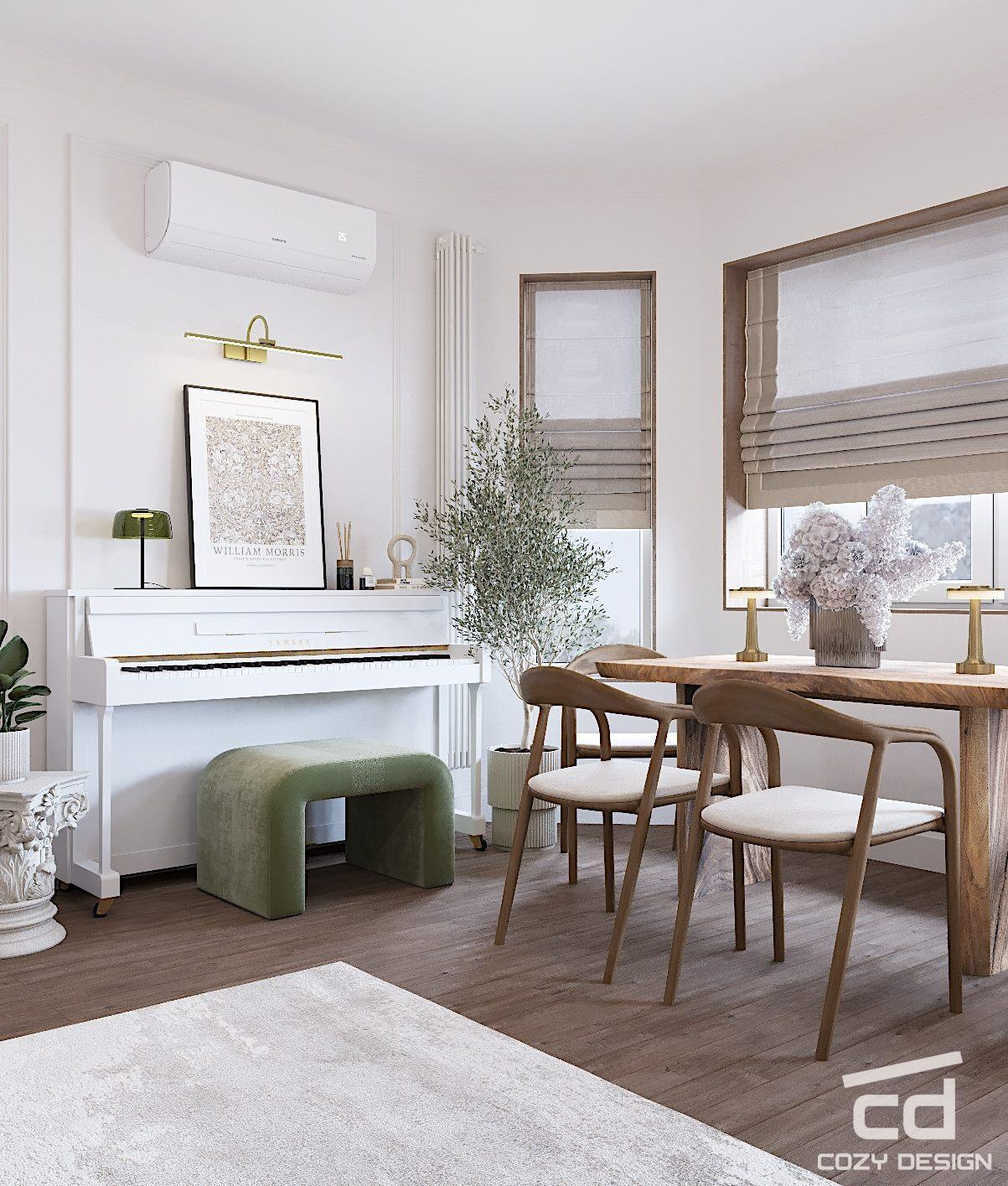 Квартира 68 м2 в Москве (парижский стиль)