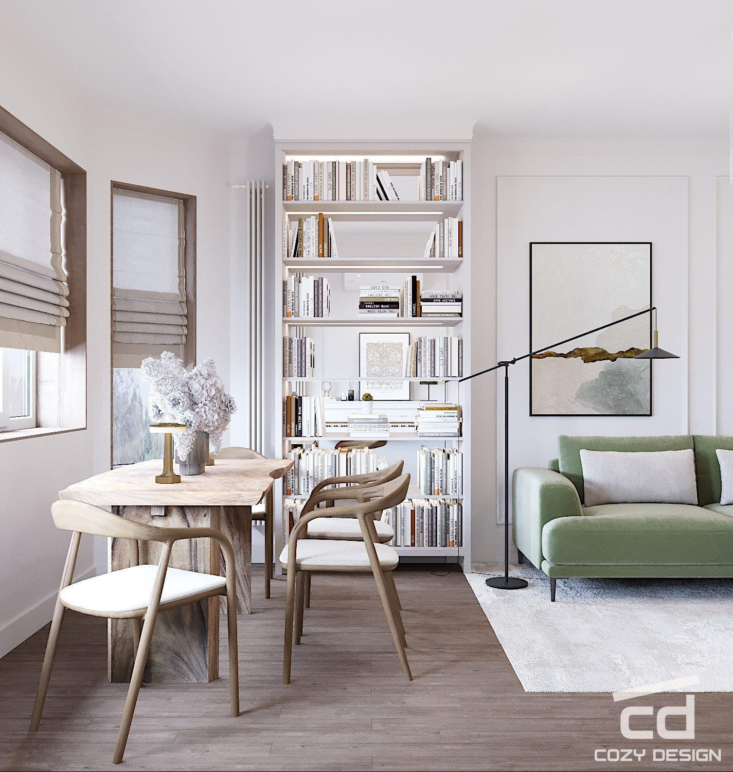 Квартира 68 м2 в Москве (парижский стиль)